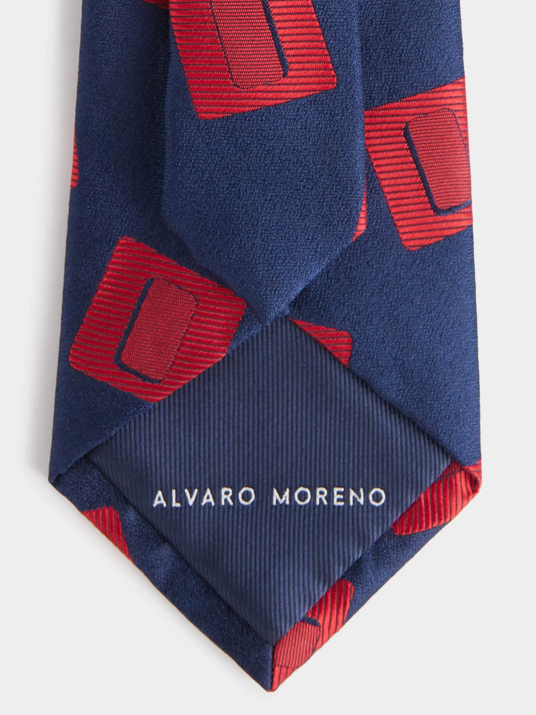 Alvaro Moreno: Corbata Elegante in Jacquard MF - Edizione Esclusiva Nuova Collezione Tessuto Pregiato