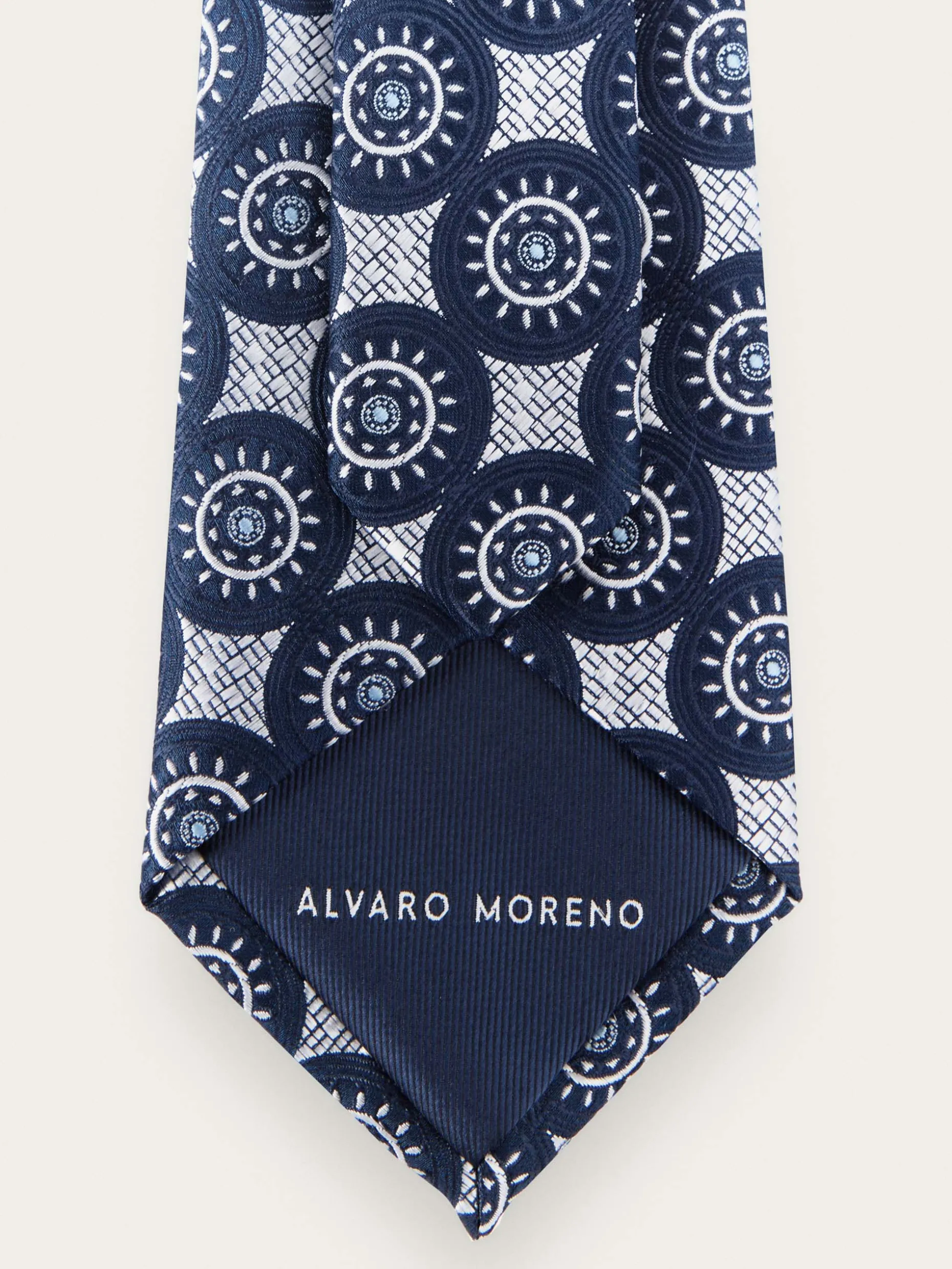 Cravatta Jacquard in Seta con Motivo Geometrico - Design Esclusivo MF Collezione Álvaro Moreno 2024