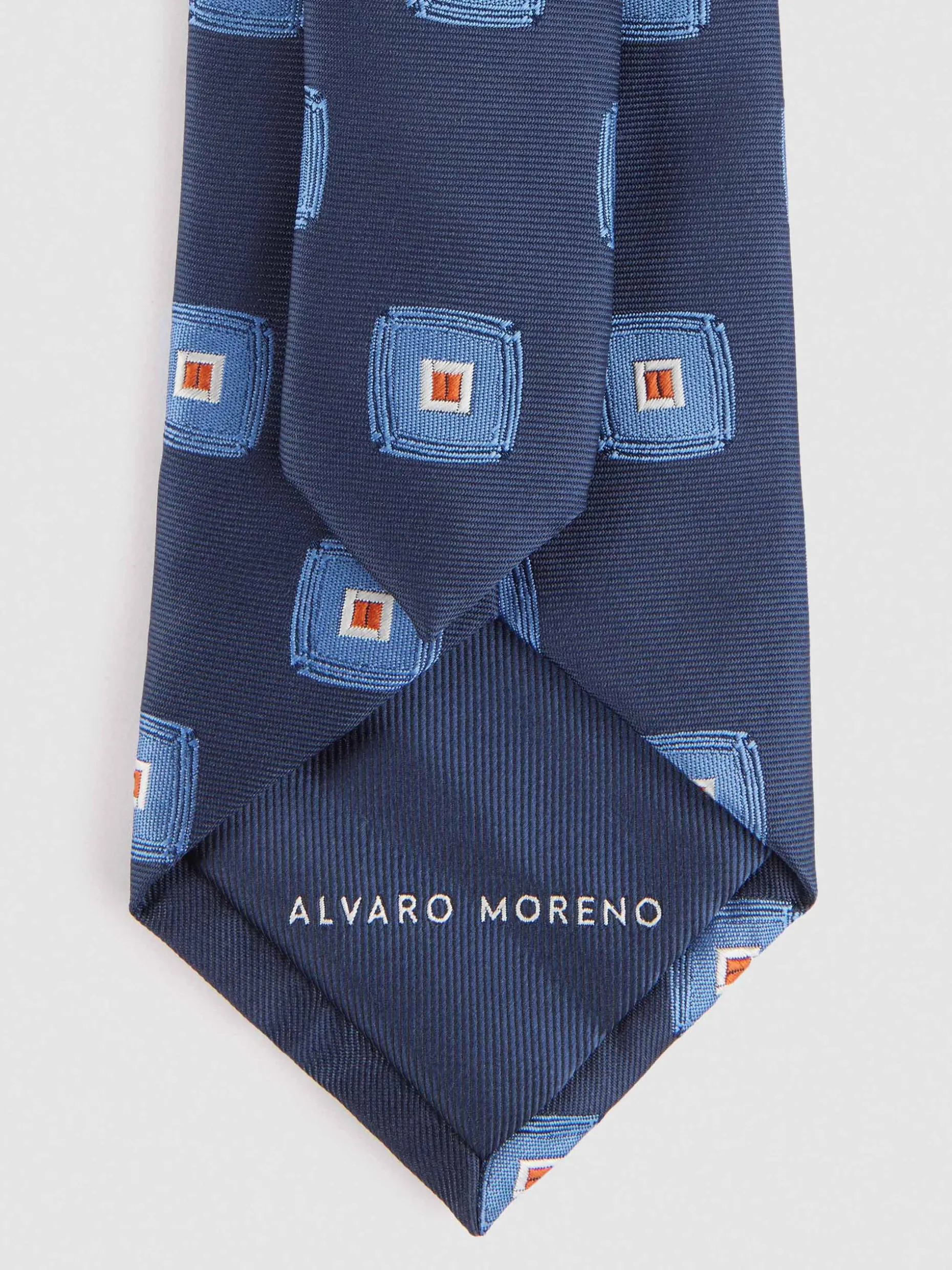 Alvaro Moreno: Corbata Jacquard Elegante con Motivo Geometrico - Qualità Premium a Prezzo Accessibile!