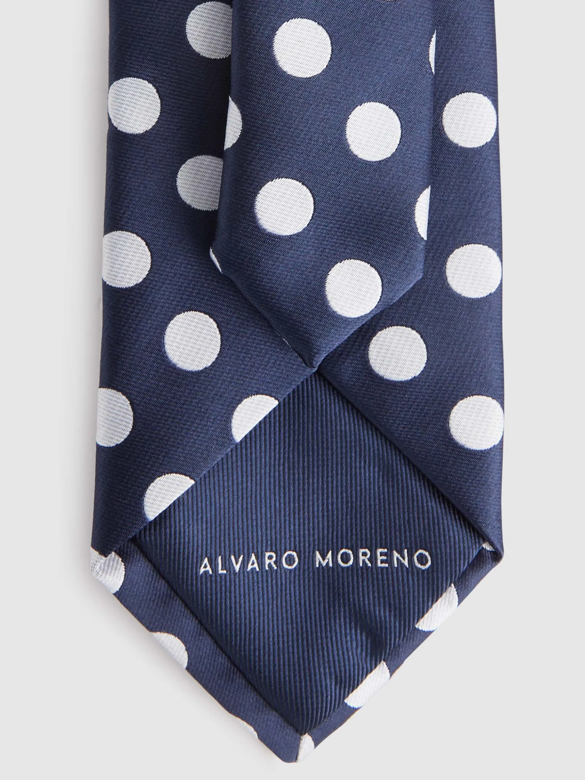 Cravatta Jacquard Elegante con Trama Geometrica - Design Esclusivo di Alvaro Moreno per Uomo