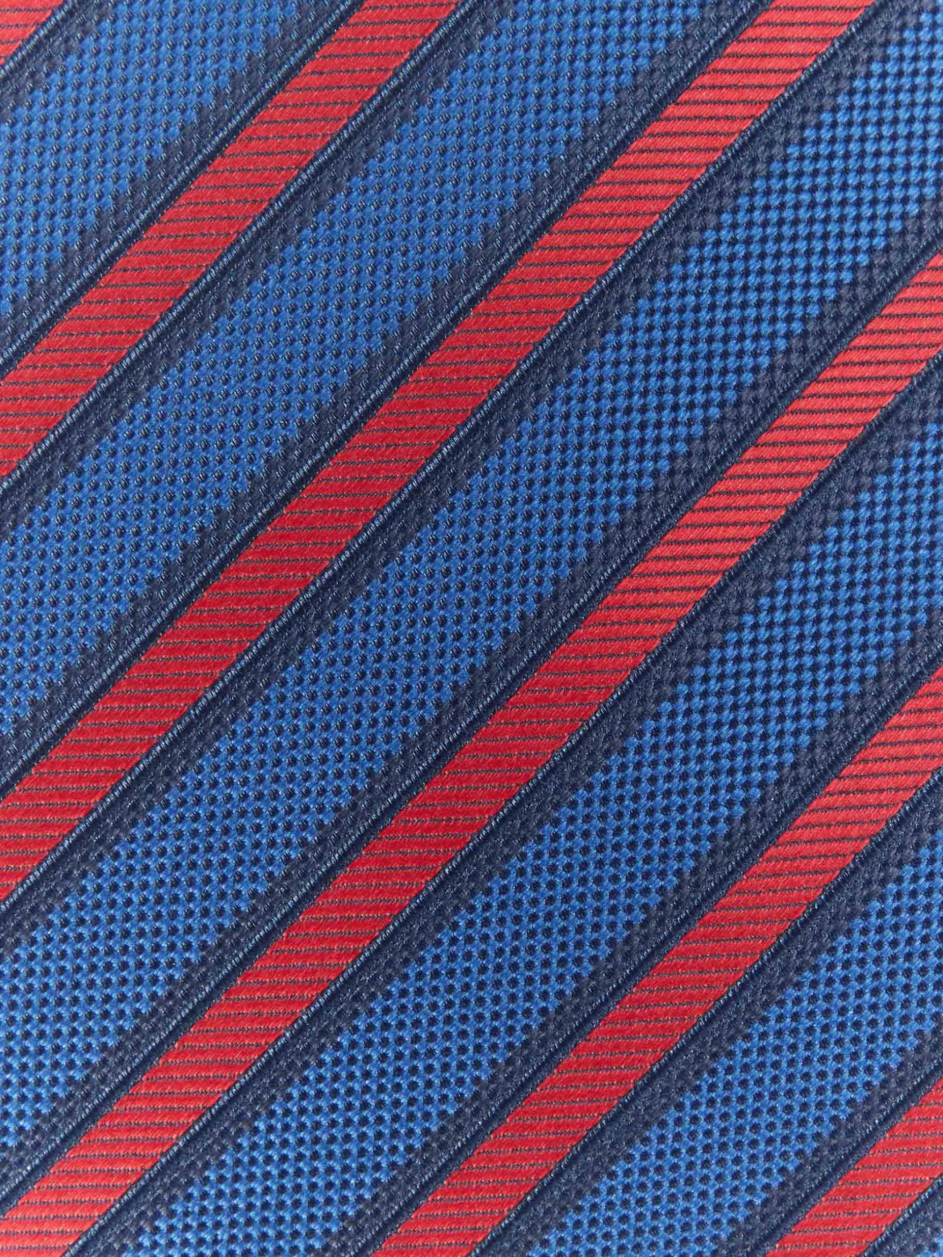 Cravatta Jacquard Elegante in Seta - Design Classico con Motivi Artigianali - Alvaro Moreno Collezione Uomo