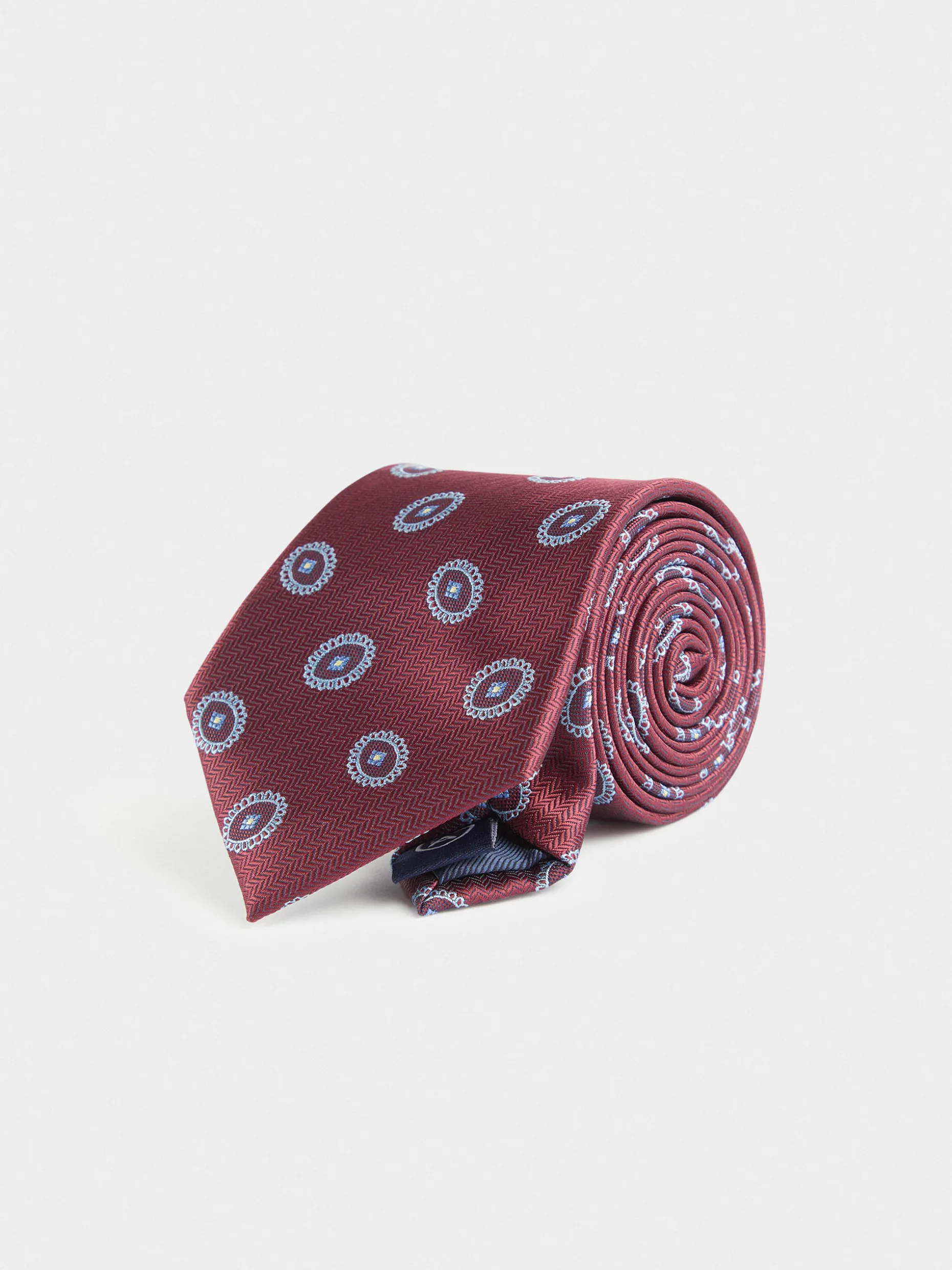 Cravatta Uomo Elegante in Tessuto Jacquard - Design Esclusivo di Alvaro Moreno