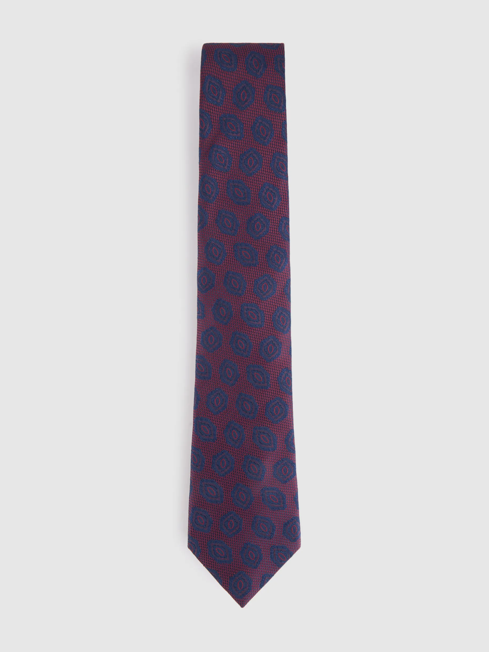 Elegante Corbata Jacquard in Seta MF - Design Esclusivo Alvaro Moreno per Uomo Raffinato