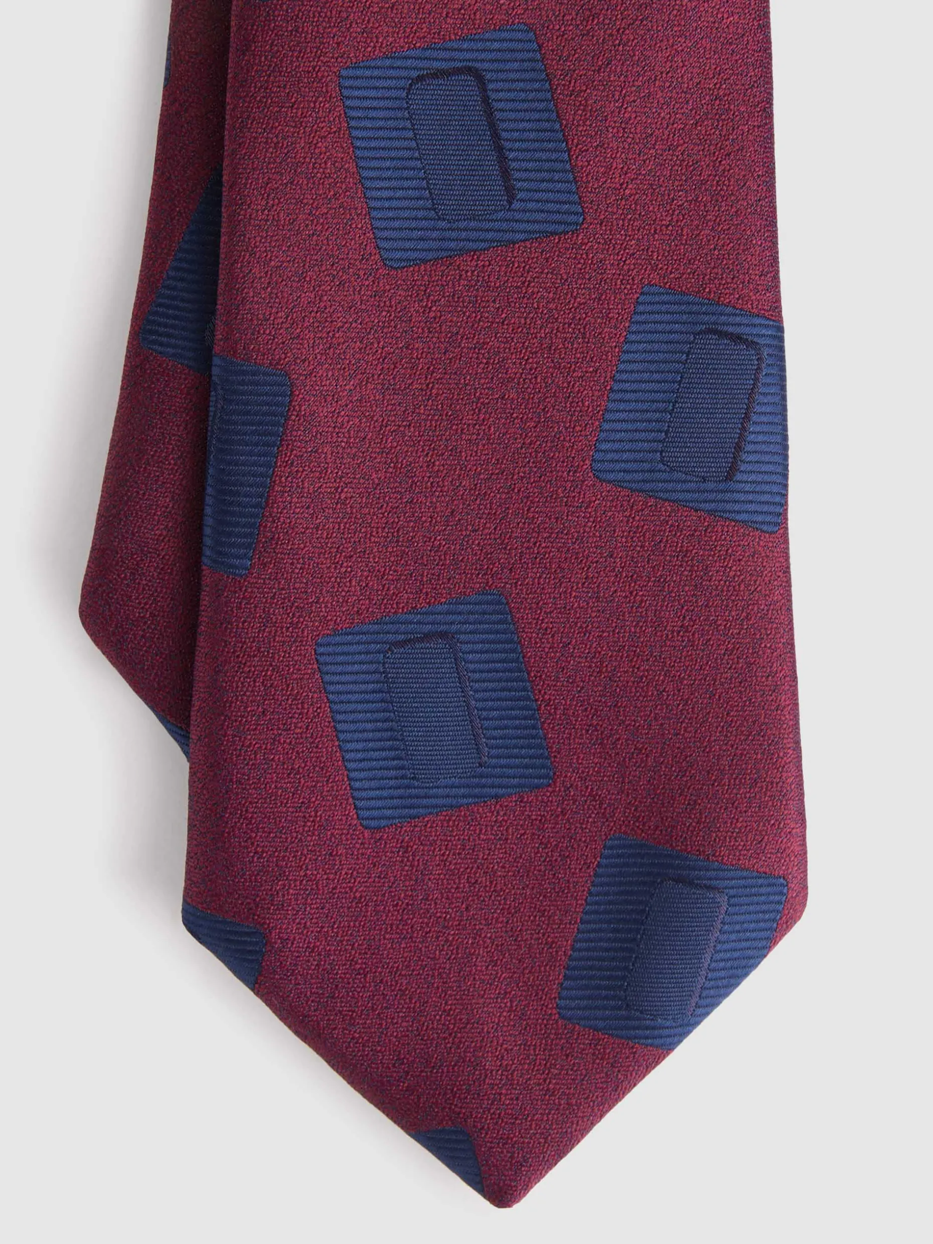 Elegante cravatta in seta con stampa Jacquard - Design moderno Moreno Alvaro (Offerta speciale limitata)