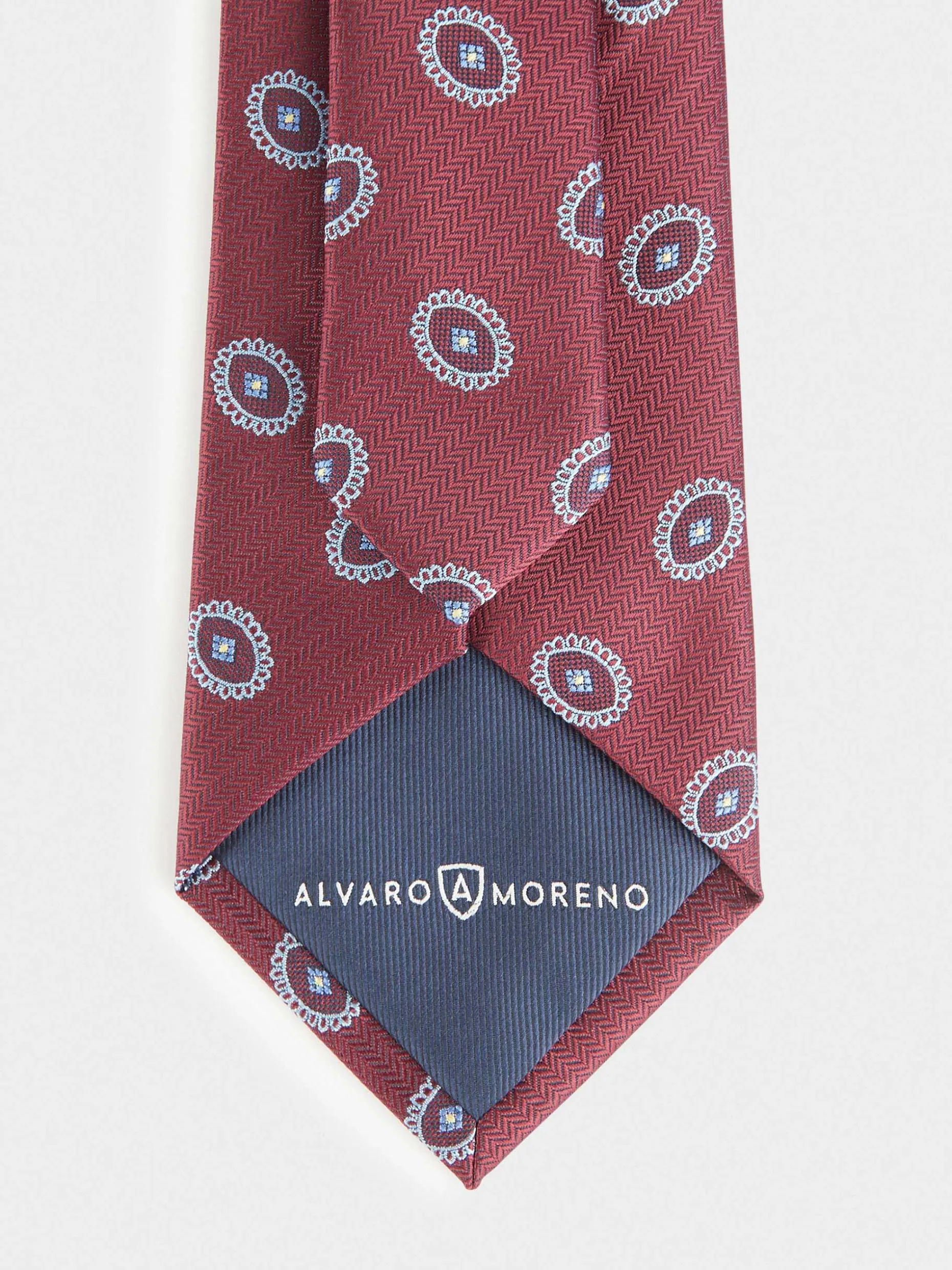 Cravatta Uomo Elegante in Tessuto Jacquard - Design Esclusivo di Alvaro Moreno