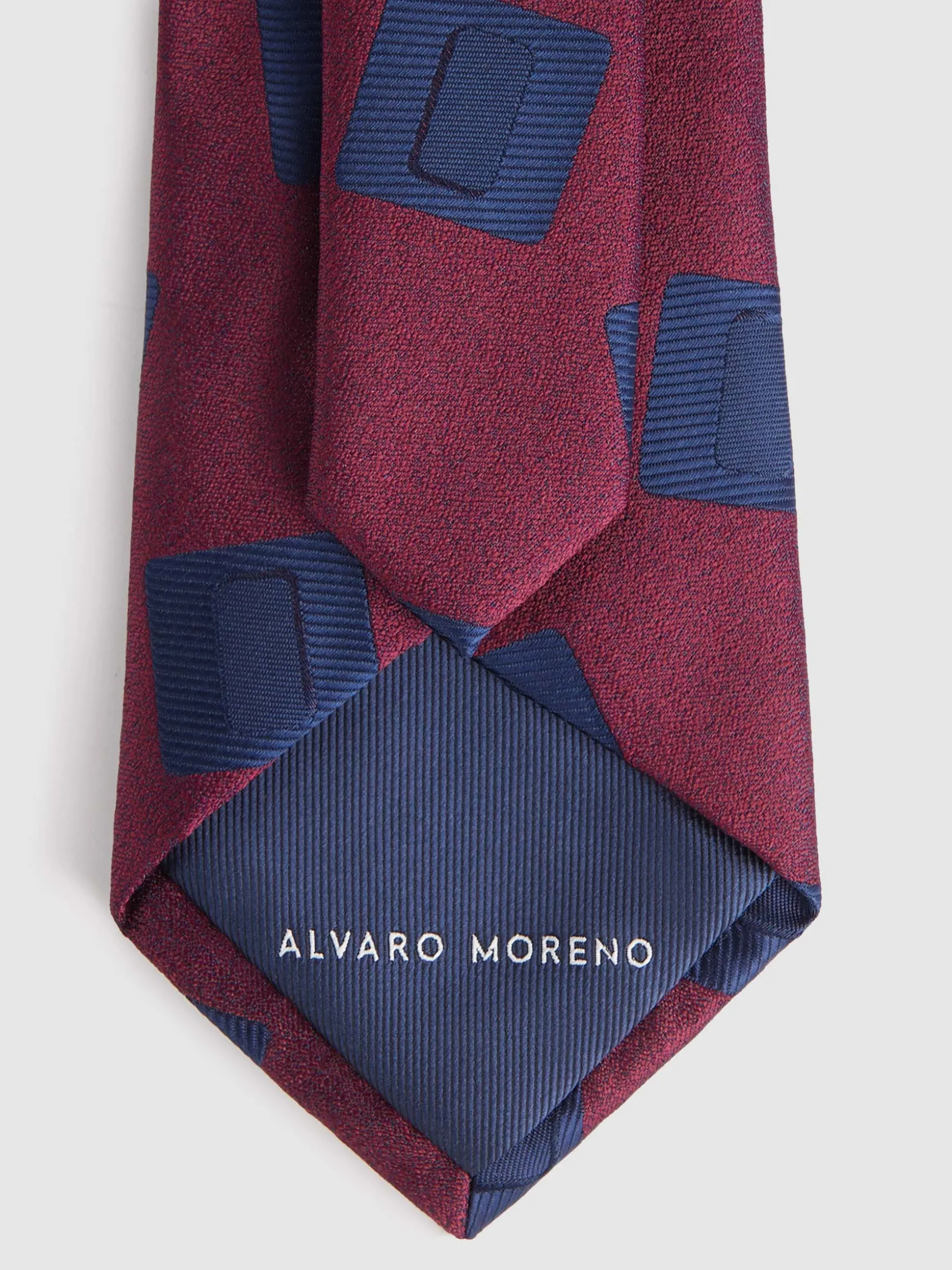 Elegante cravatta in seta con stampa Jacquard - Design moderno Moreno Alvaro (Offerta speciale limitata)