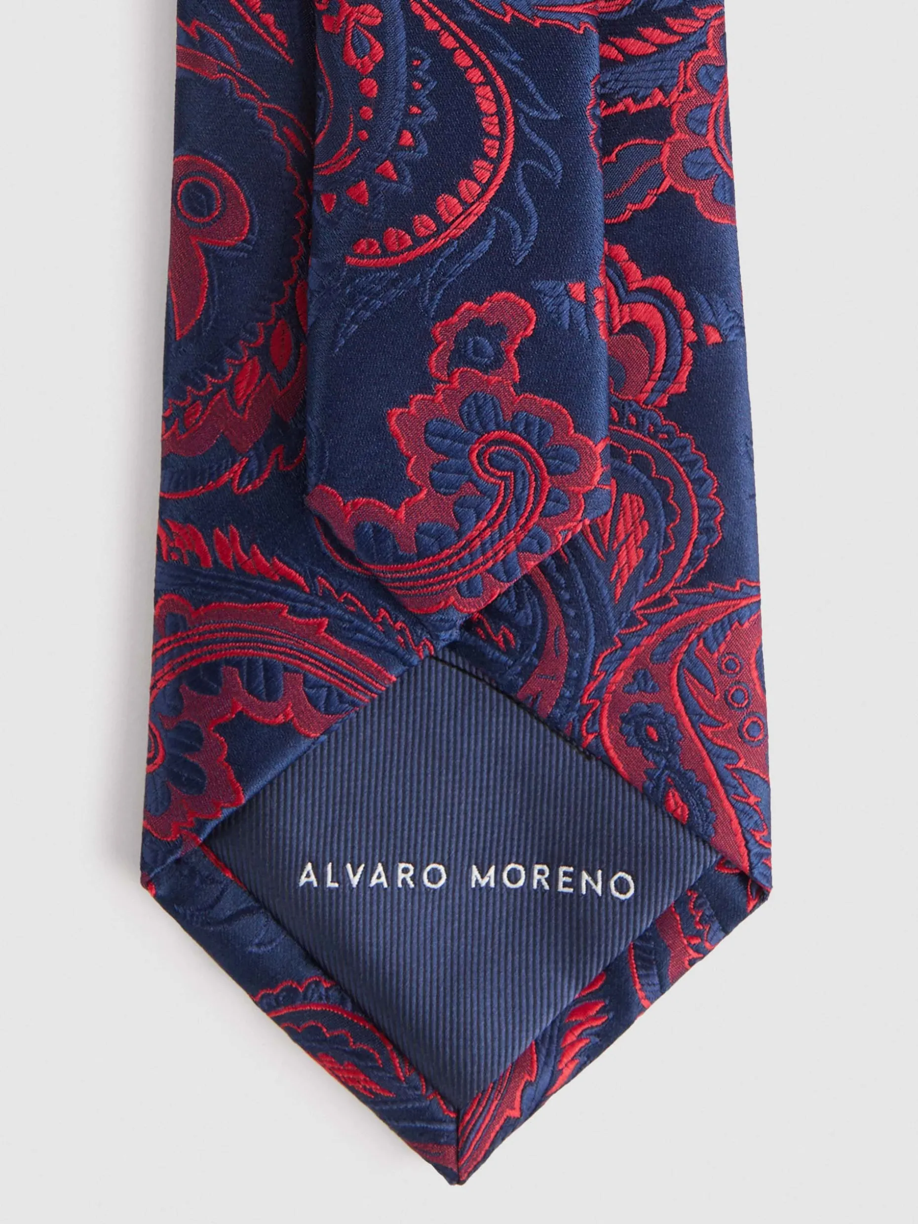 Foulard Jacquard Uomo Elegante - Collezione Alvaro Moreno con Motivi Artigianali e Stile Moderno