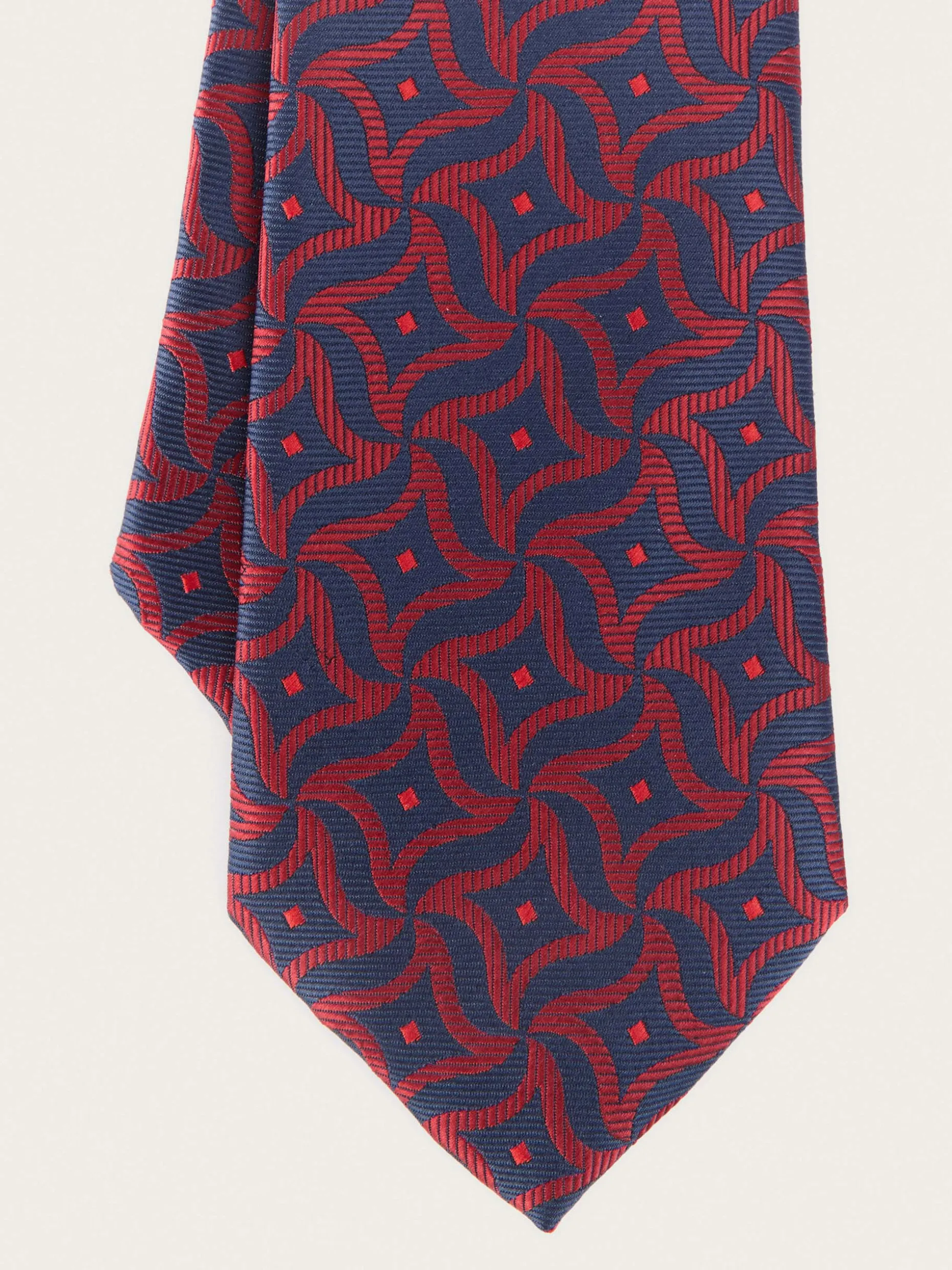 Cravatta Jacquard MF Elegante - Design Esclusivo di Alvaro Moreno Tessuto Artigianale