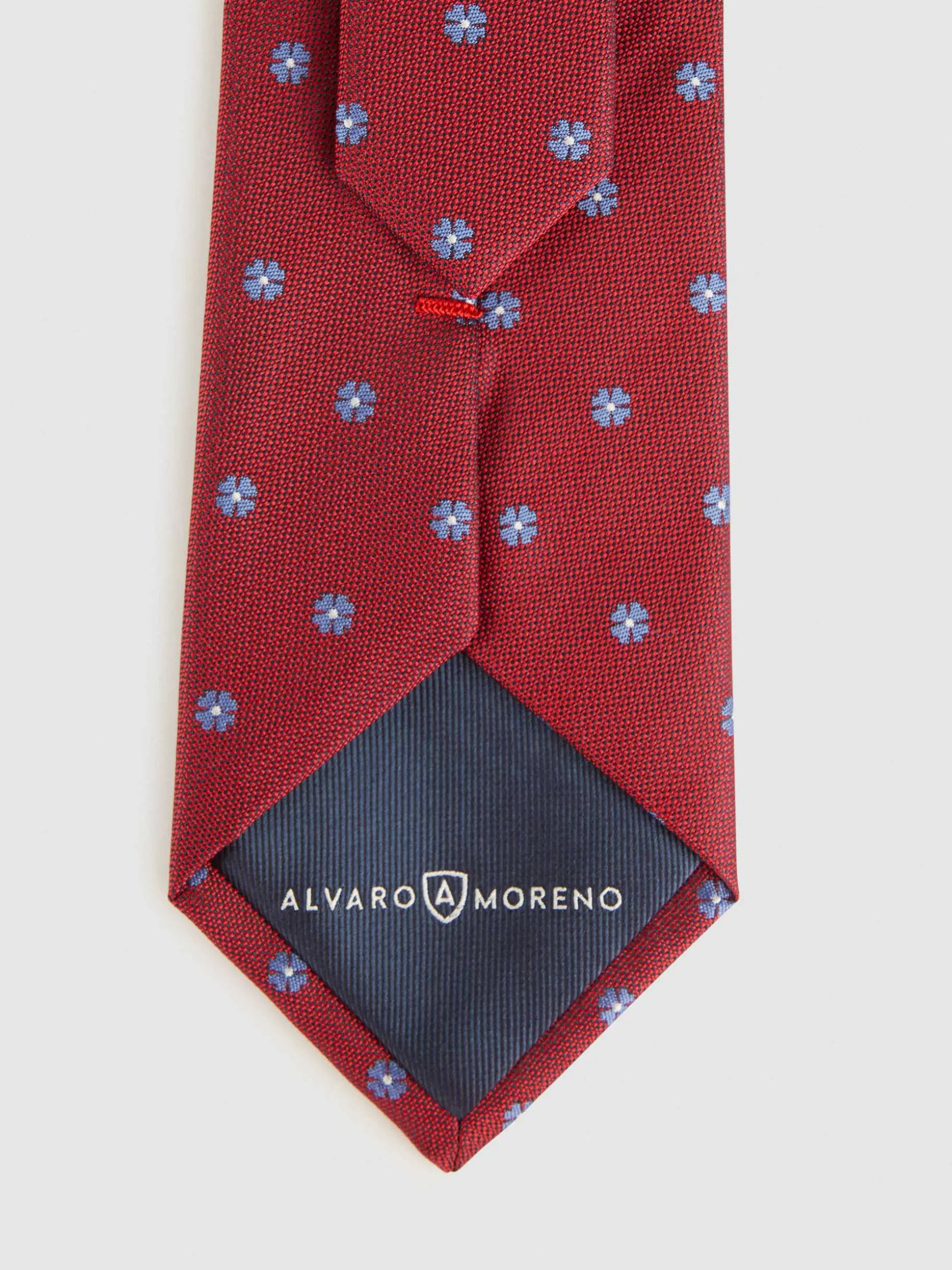 Cravatta Jacquard Motivo Floreale in Tessuto Pregiato | Collezione Uomo Elegante by Boutique Alvaro Moreno