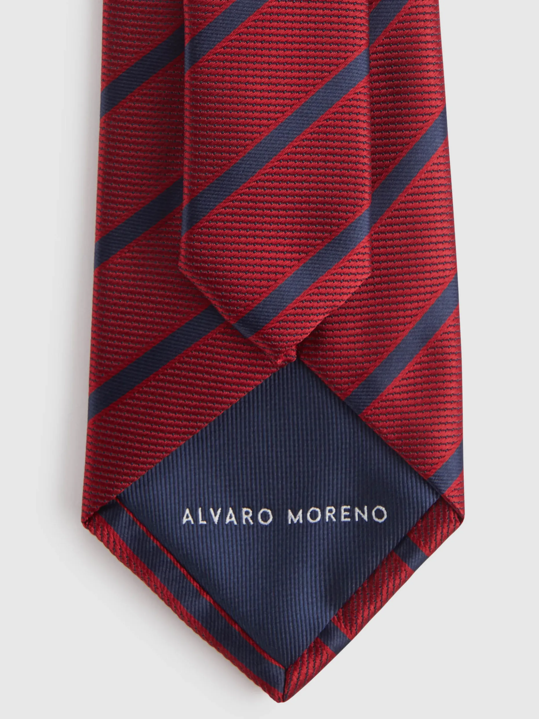Cravatta Jacquard MF Firmata Alvaro Moreno · Novità Stilizzata con Motivi Artigianali