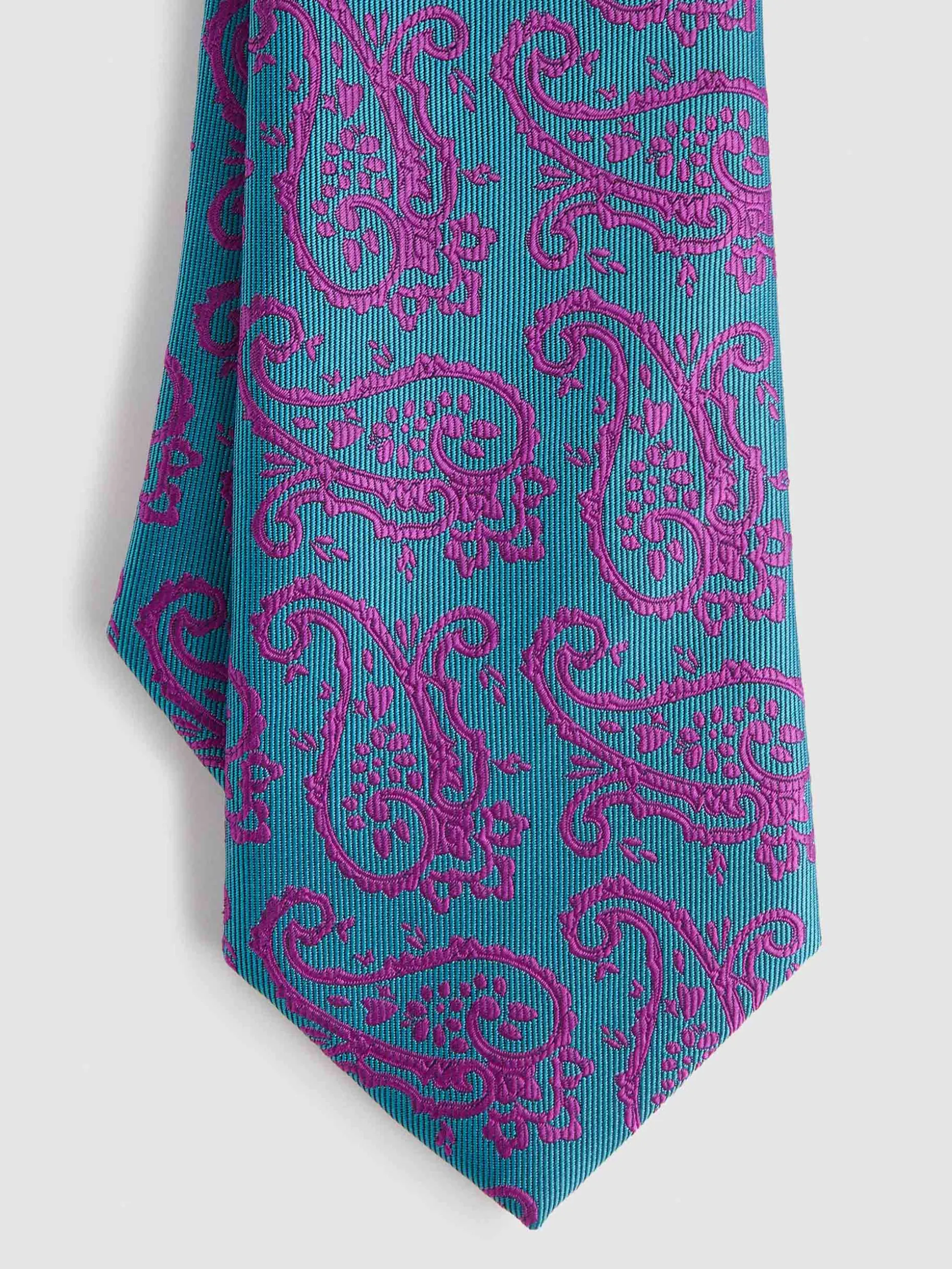 Elegante Corbata in Seta Jacquard - Design Esclusivo di Alvaro Moreno