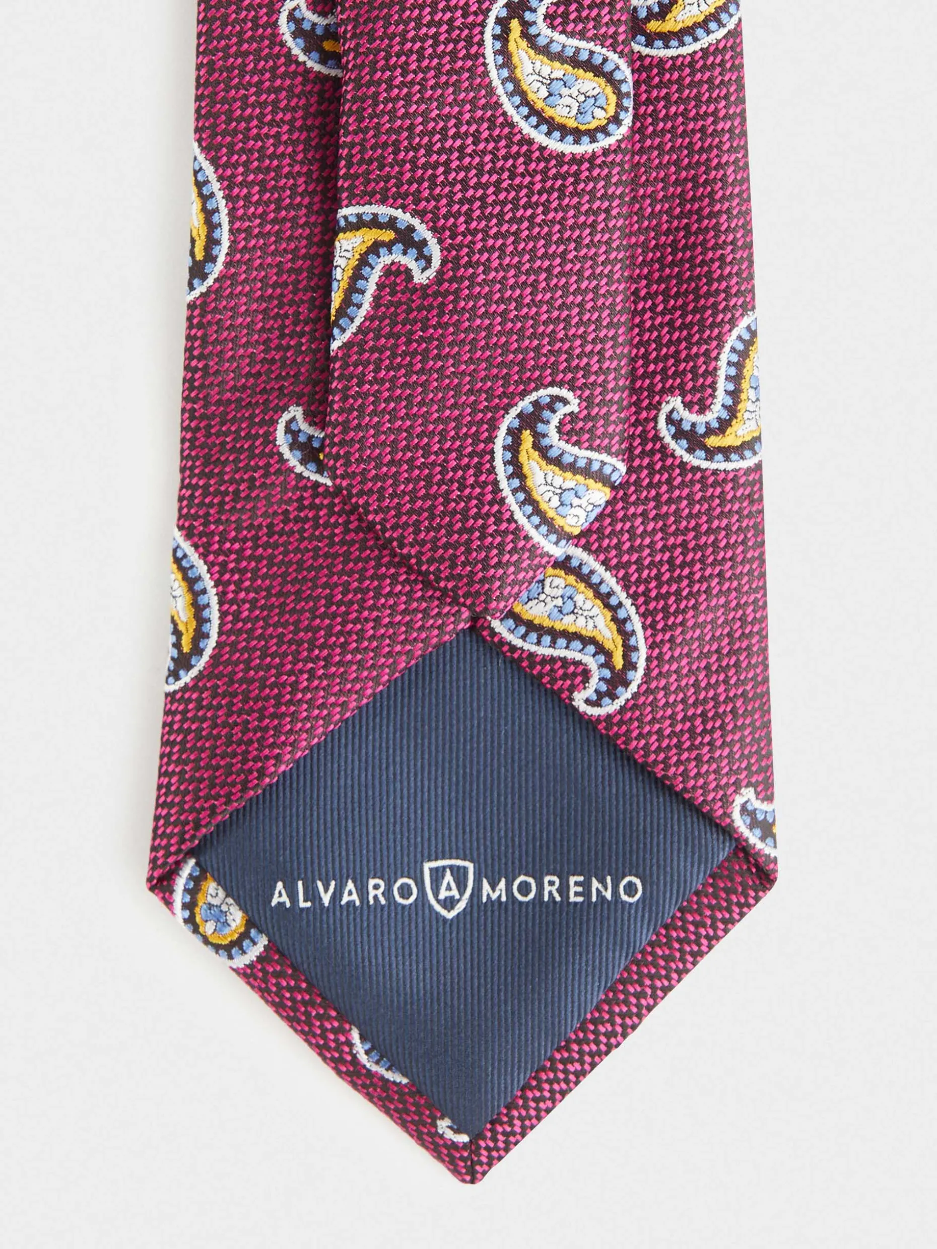 Cravatta Uomo Jacquard in Seta Elegante con Dettagli Artigianali - Stile Italiano per Abiti Formali - Collezione Privata Alvaro Moreno - Design Esclusivo per Occasioni Speciali