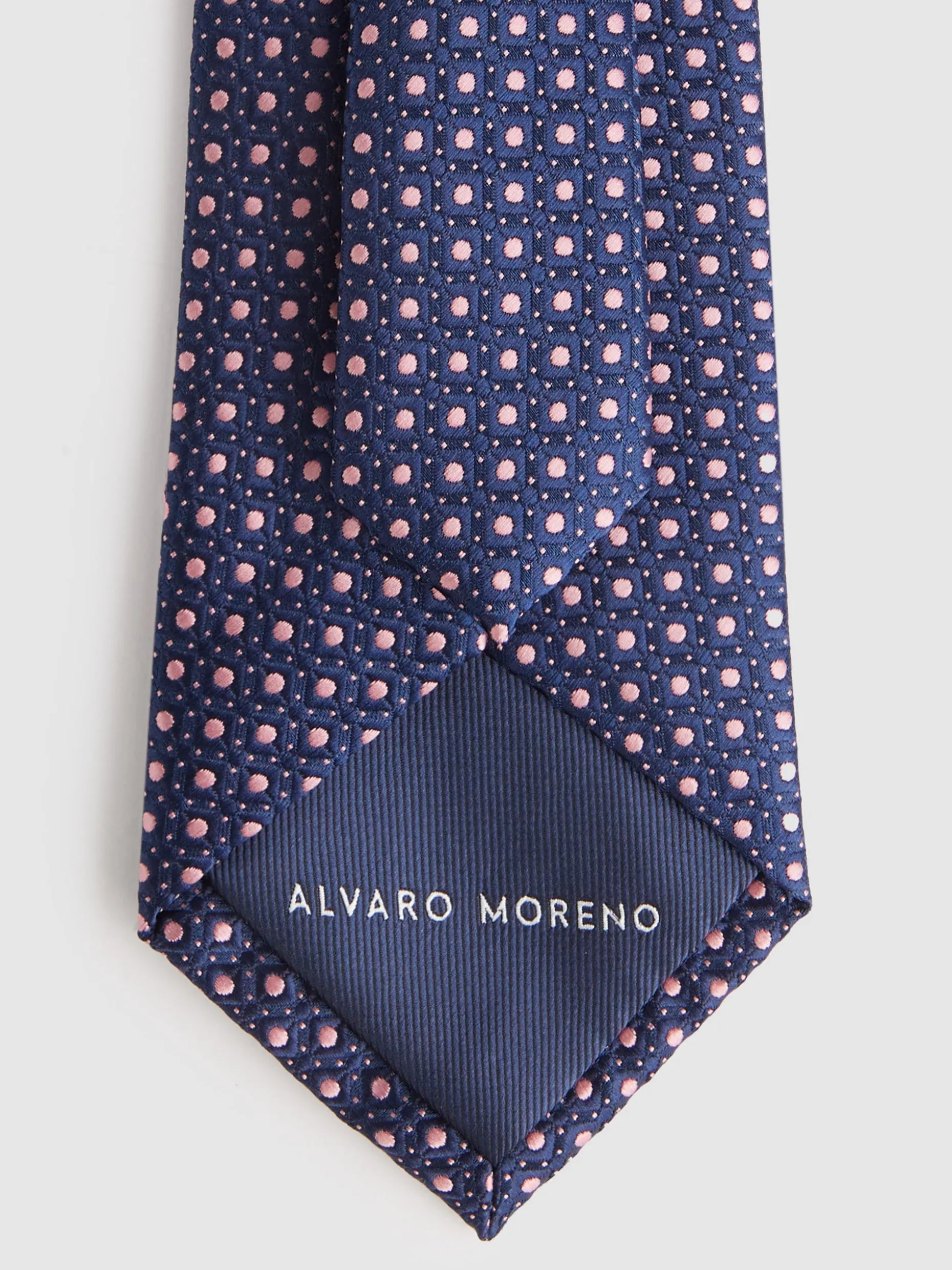 Cravatta Jacquard Firmata Alvaro Moreno - Edizione Limitata Nuova Collezione con Pregiato Design Artigianale