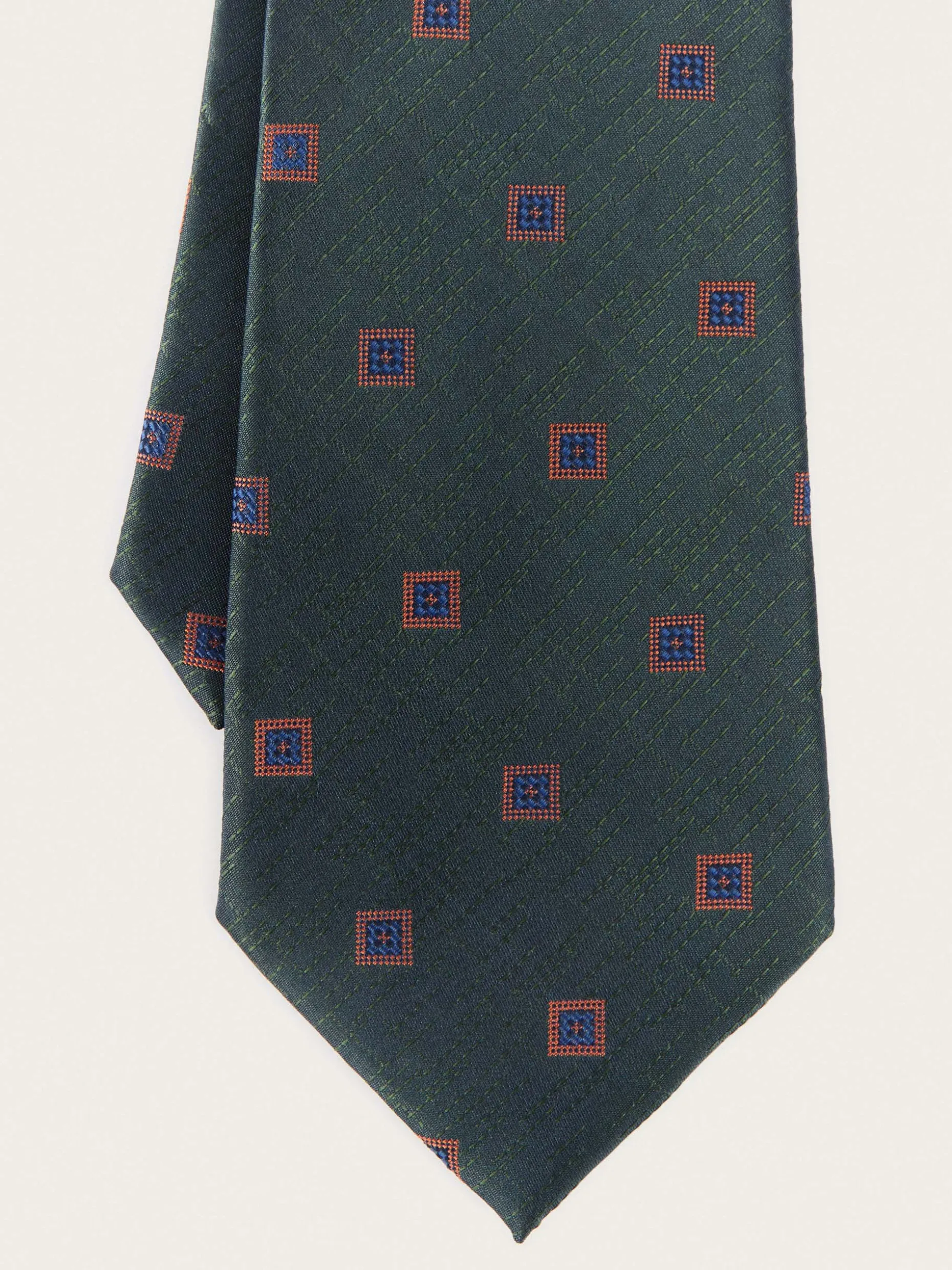 Elegante Corbata Uomo in Seta Jacquard - Design Unico con Motivi Artigianali | Collezione Alvaro Moreno Store MF