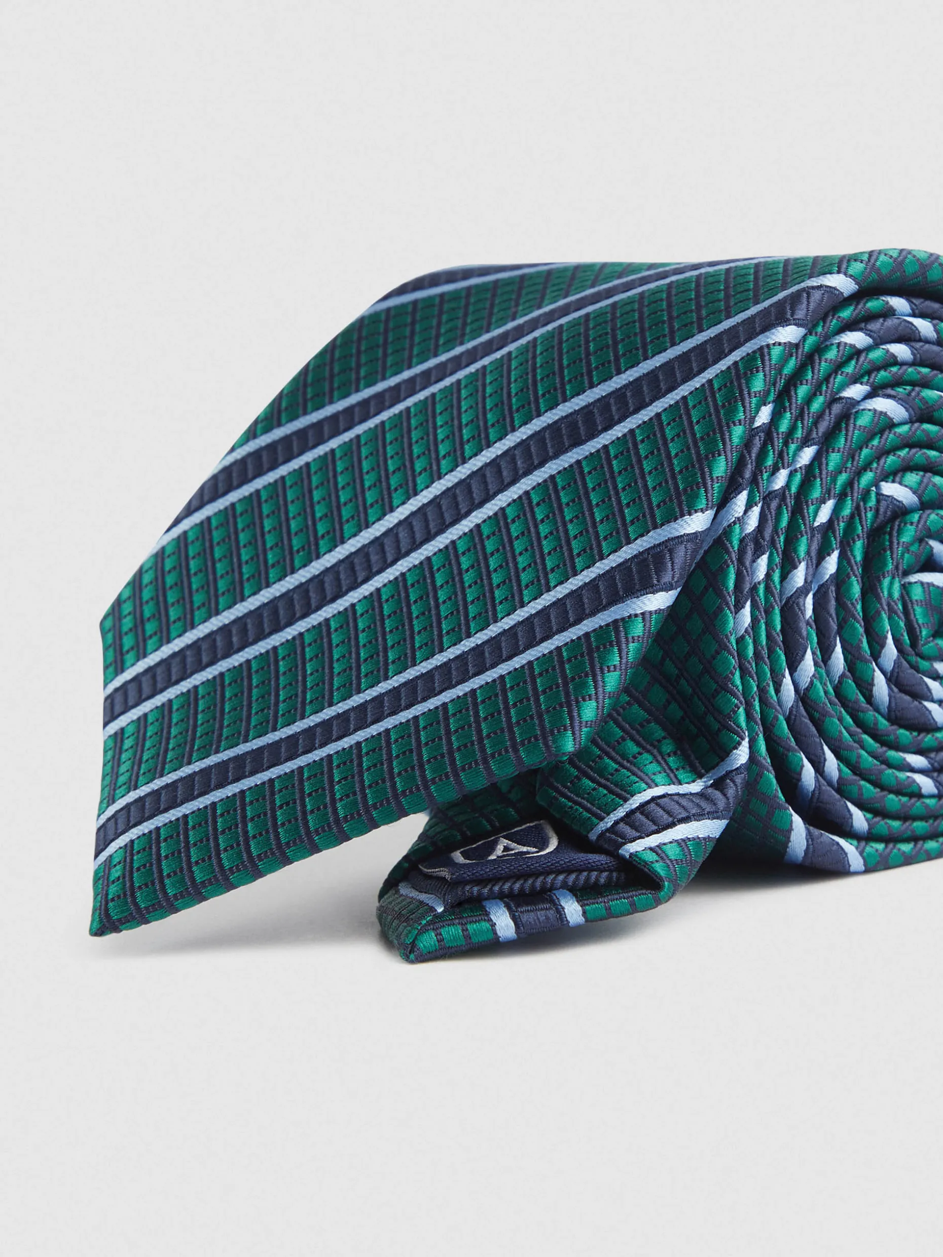 Cravatta Elegante Uomo in Tessuto Jacquard - Design Esclusivo con Motivi Geometrici | Stile Classico Moderno | Collezione Alvaro Moreno