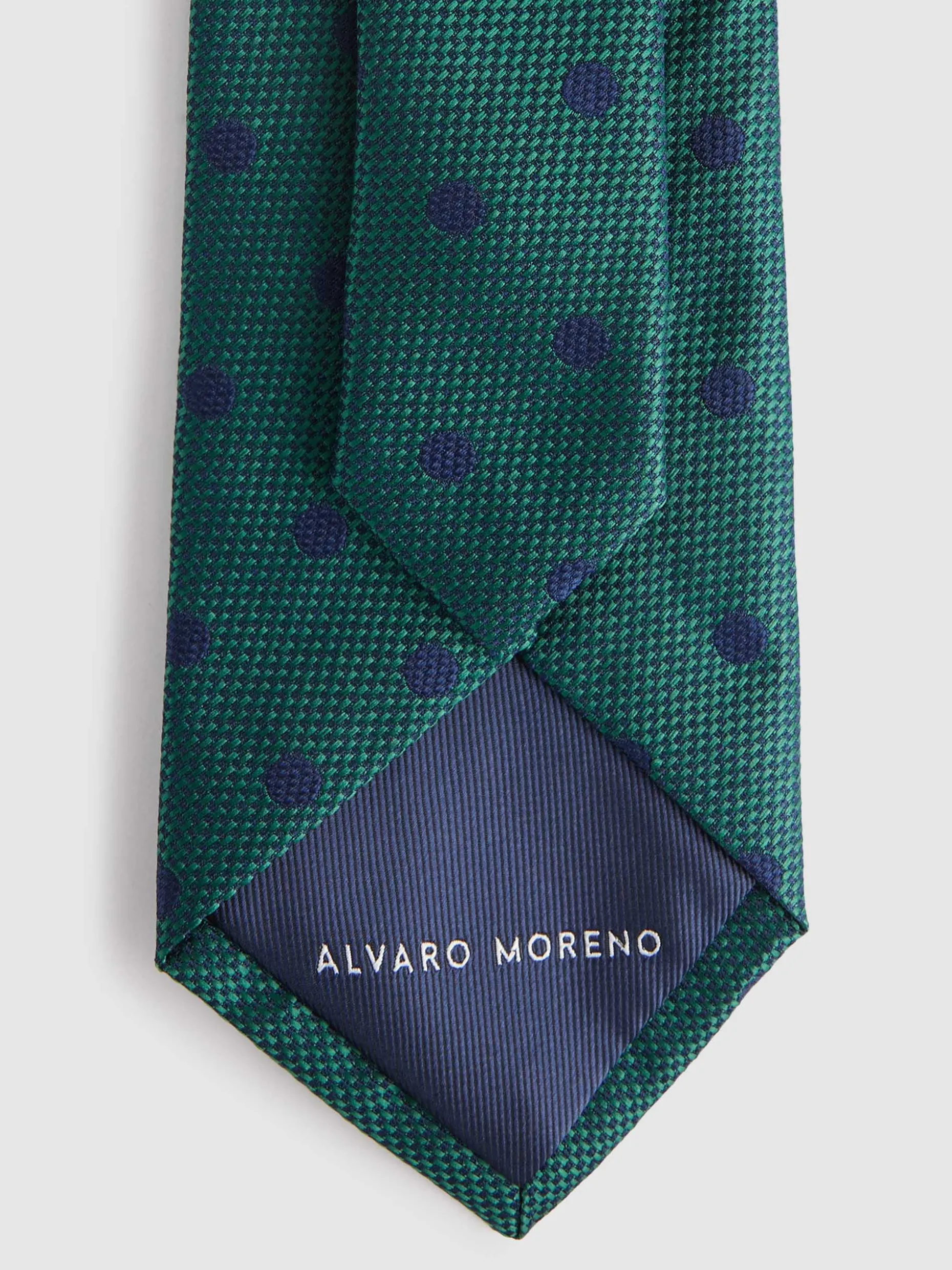 Cravatta in Jacquard Elegante con Motivo Geometrico, Design Esclusivo da Alvaro Moreno
