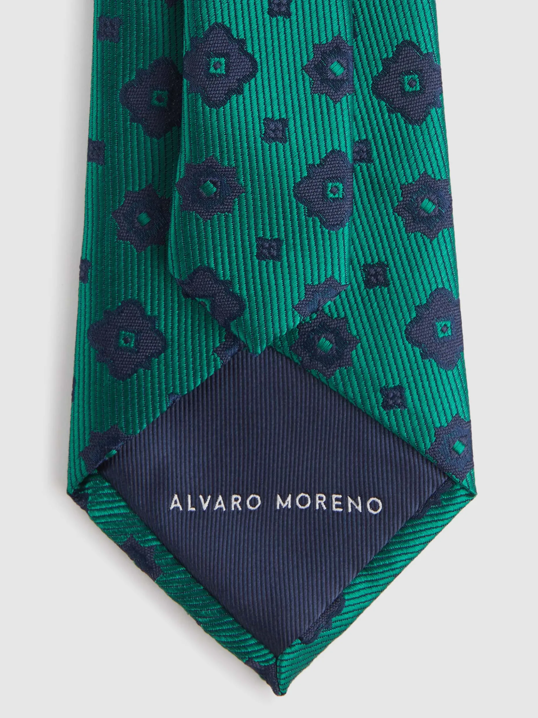 Elegante Cravatta Jacquard MF in Tessuto Artigianale - Design Esclusivo Álvaro Moreno per Stile Estivo