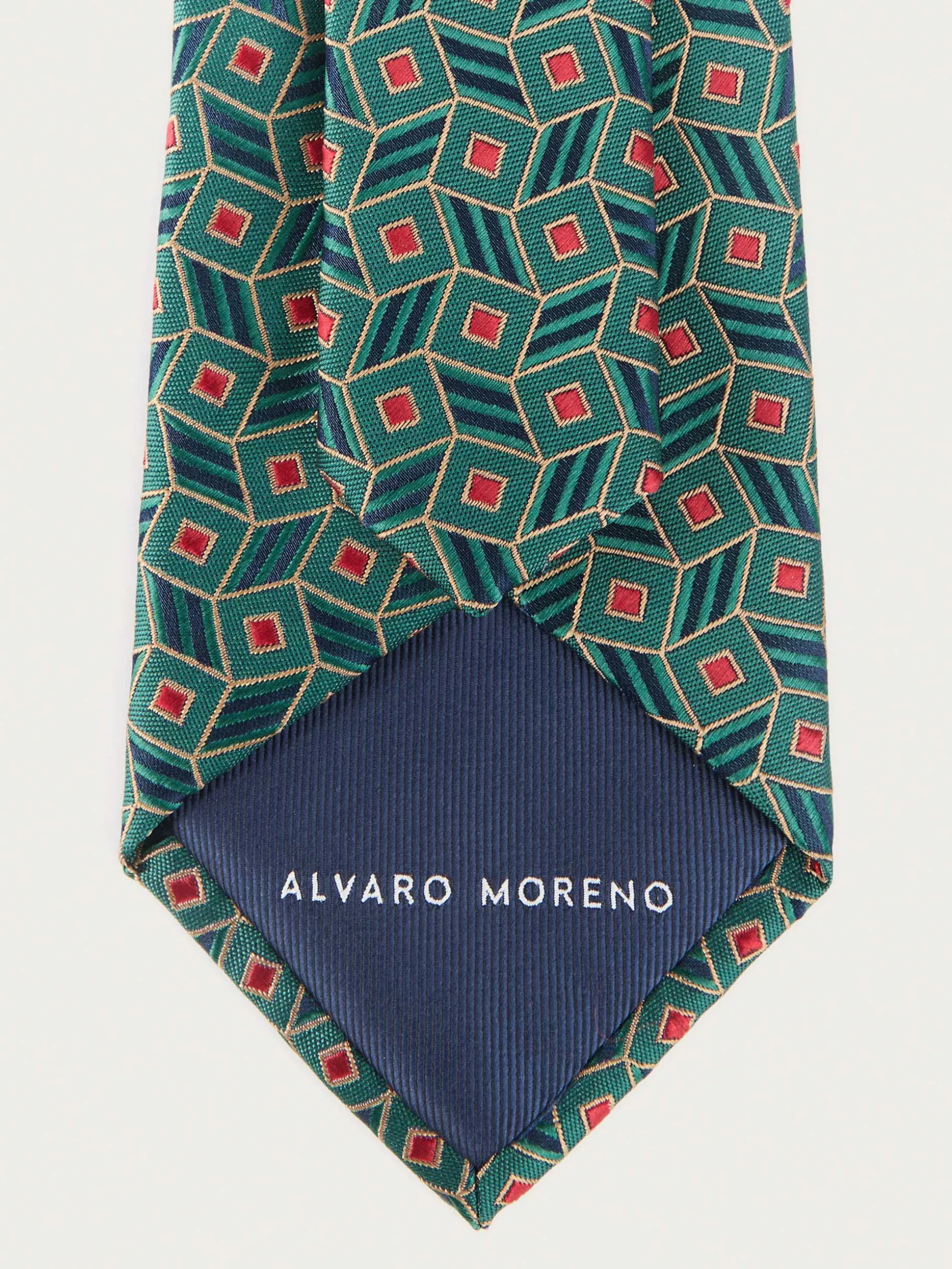 Cravatta Jacquard MF di Álvaro Moreno - Eleganza senza tempo, Design Esclusivo in Seta, Top Vendite Stagione