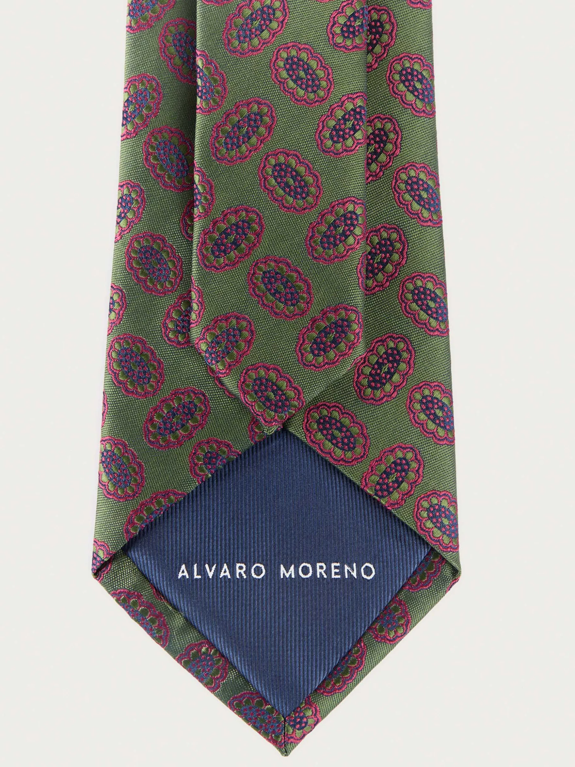 Cravatta Elegante in Jacquard MF - Stile Classico per Uomo | Tessuto Pregiato | Collezione Alvaro Moreno 

（：）