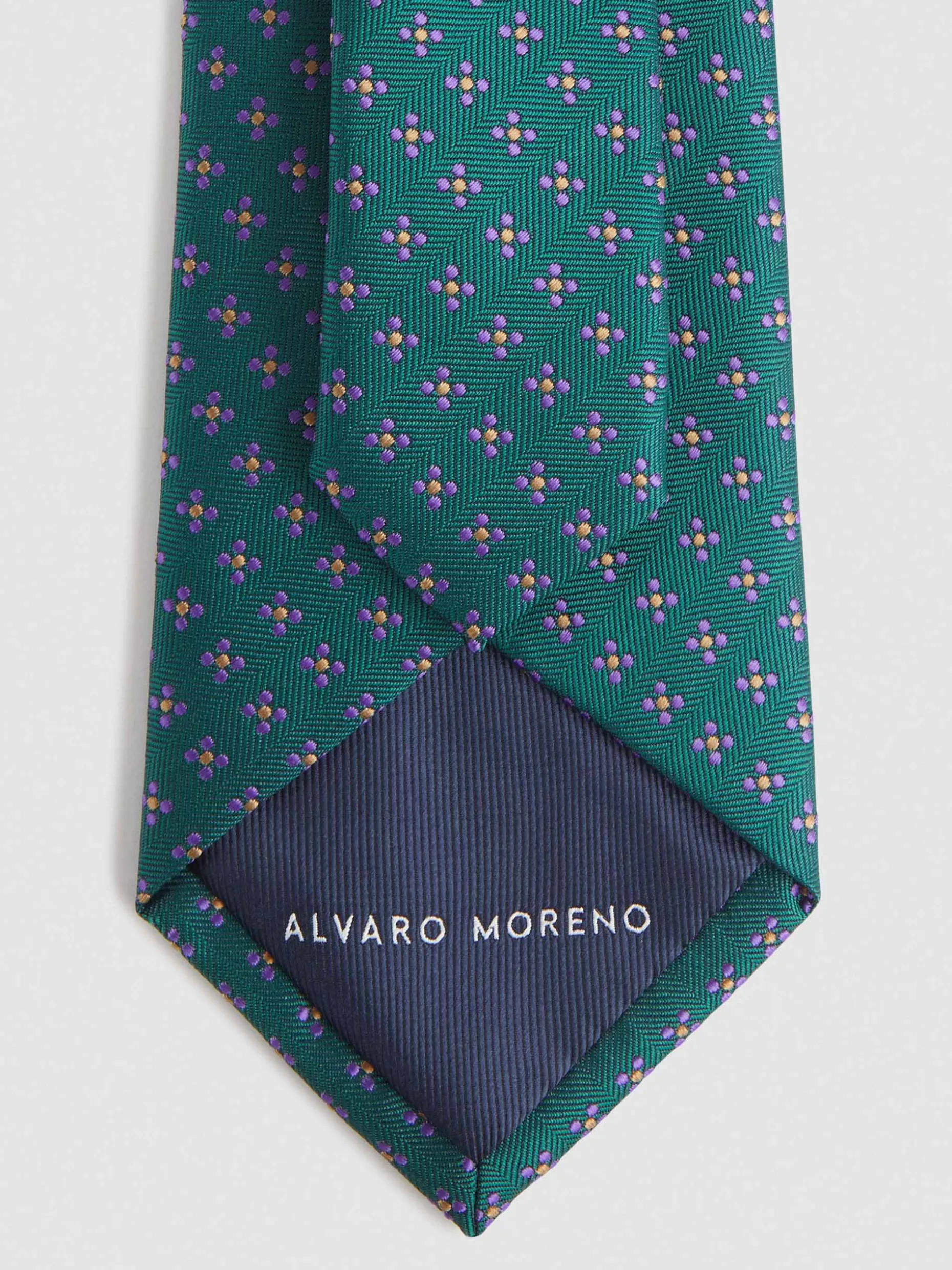 Cravatta Jacquard Elegante in Seta - Alvaro Moreno Design con Prezzo Accessibile - Collezione MF Autunno/Inverno