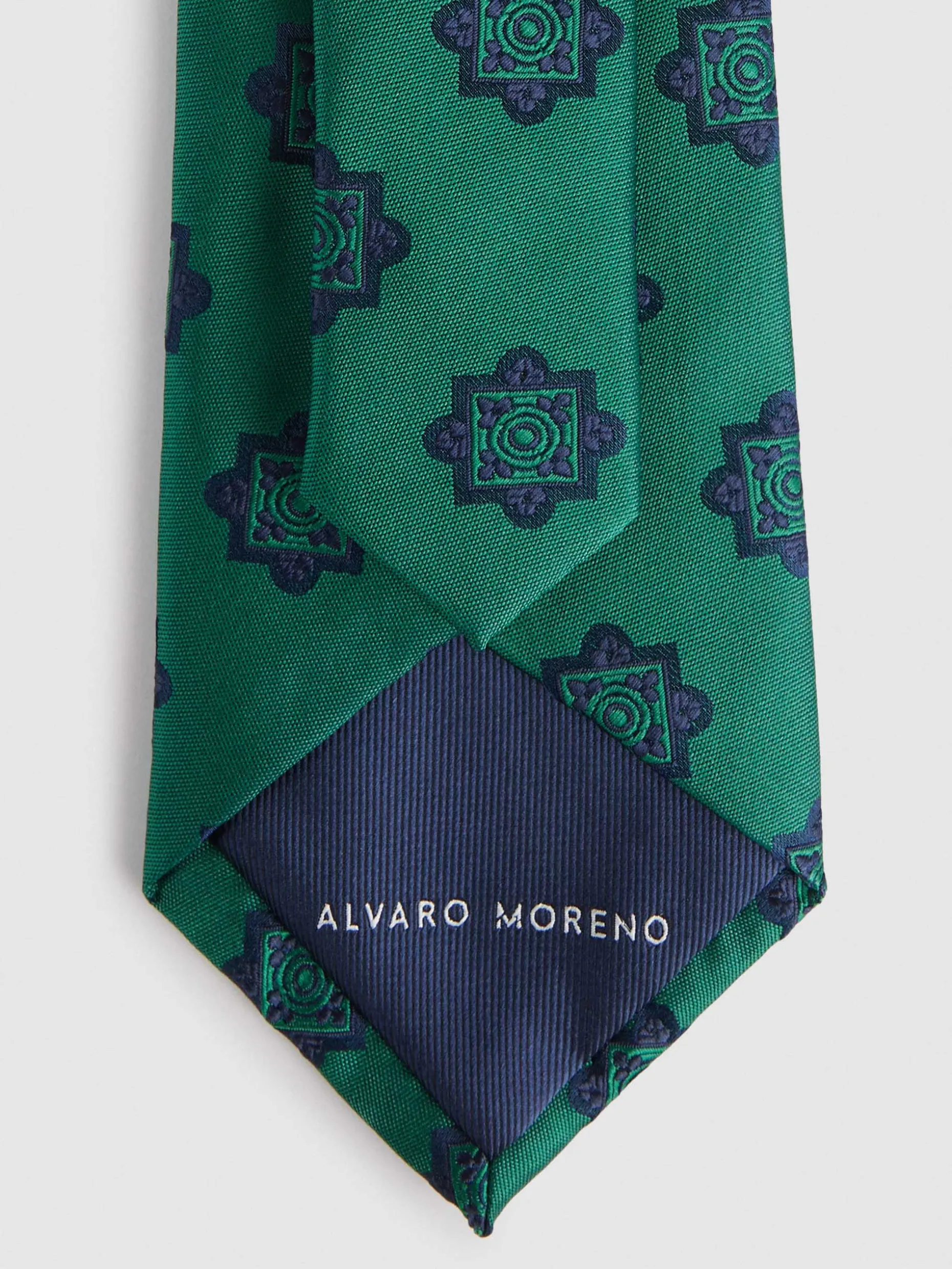 Cravatta Jacquard Premium in Seta - Design Esclusivo di Alvaro Moreno con Dettagli Artigianali