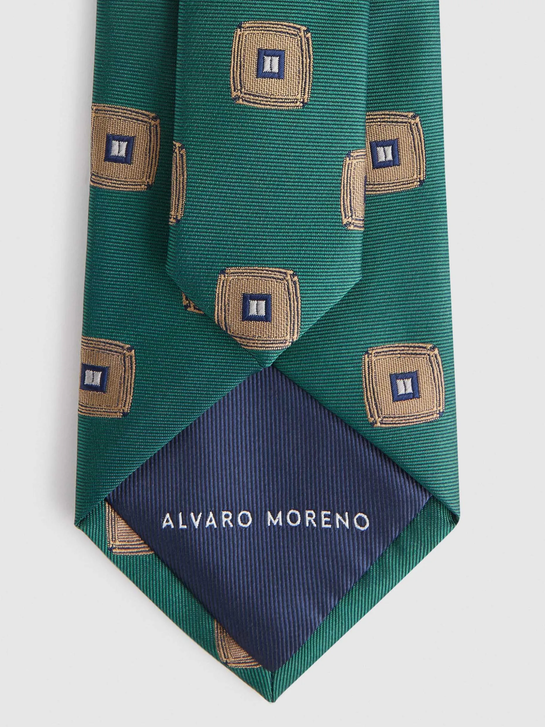 Elegante Cravatta Jacquard Uomo - Design Esclusivo Álvaro Moreno in Tessuto Pregiato