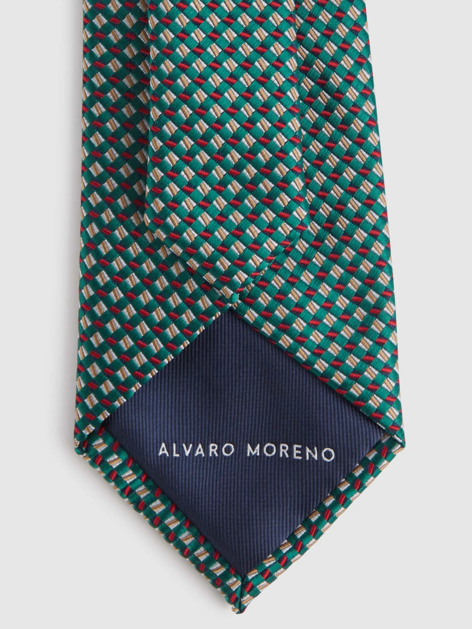 Cravatta Jacquard MF in Seta Premium - Design Esclusivo Alvaro Moreno | Collezione Digitale