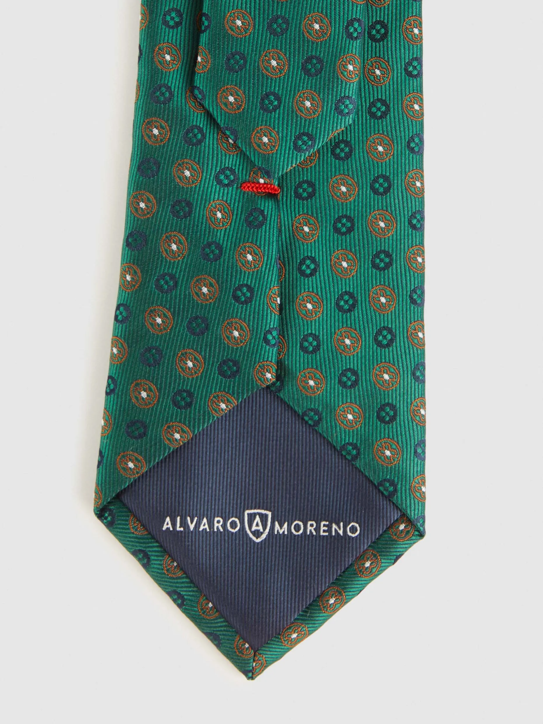 Cravatta Elegante in Tessuto Jacquard con Motivi Geometrici - Stile Moderno by Alvaro Moreno Fashion
