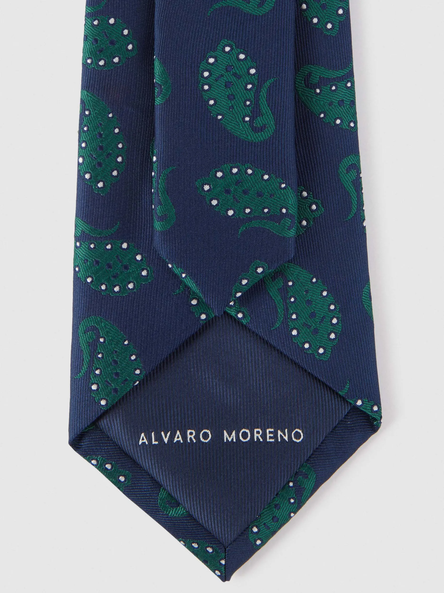 Alvaro Moreno - Cravatta Jacquard Elegante Uomo, Tessuto Artigianale di Qualità con Prezzo Conveniente