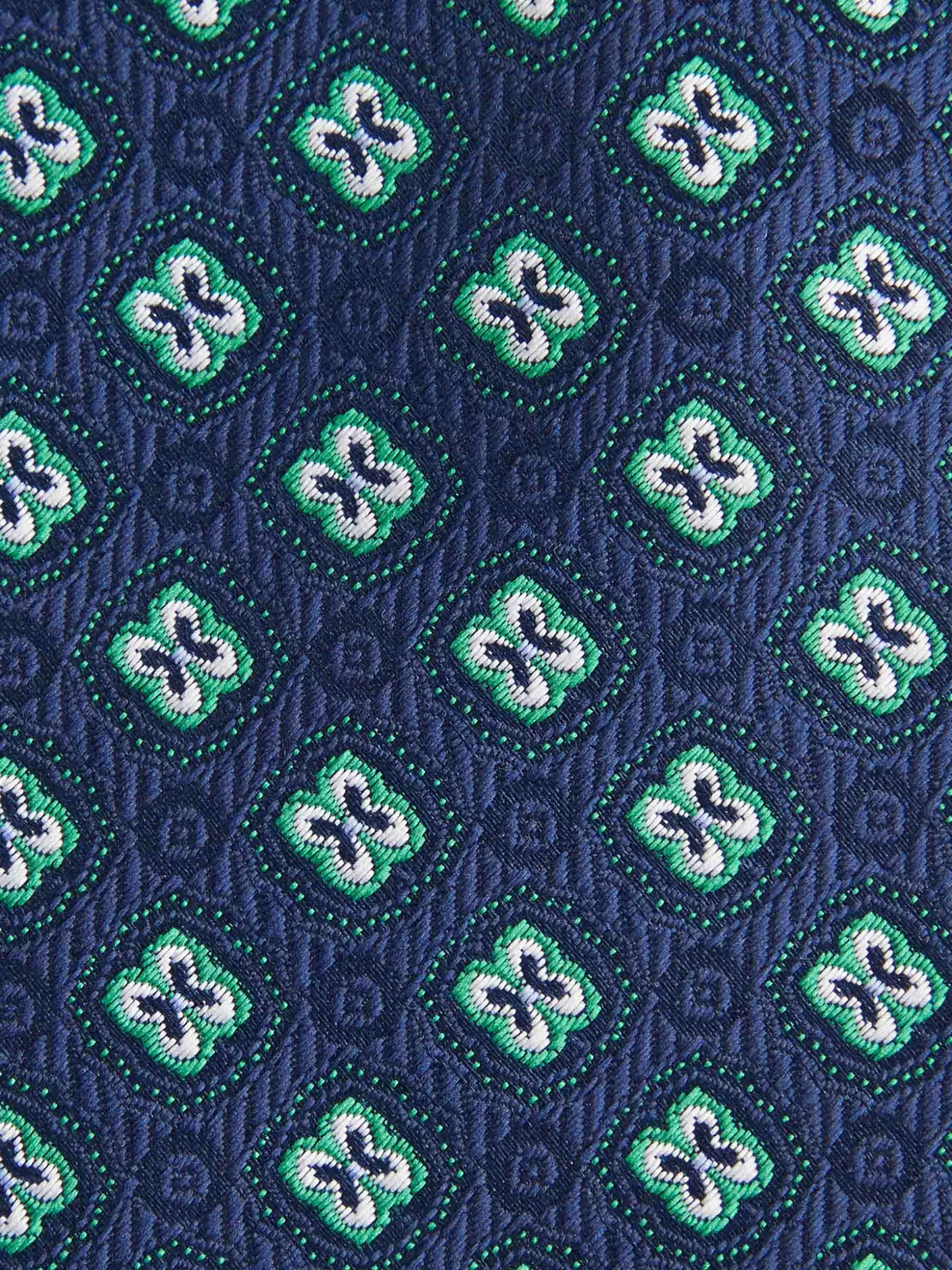 Cravatta Jacquard Elegante in Seta - Trama Artigianale di Alvaro Moreno, Stile Classico Rinnovato