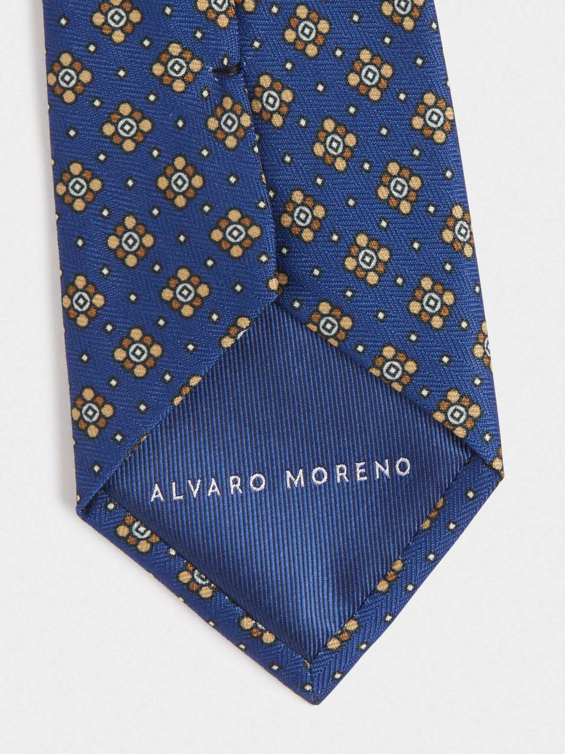 Cravatta Elegante con Stampa Artistica - Ultimi Pezzi Collezione Alvaro Moreno