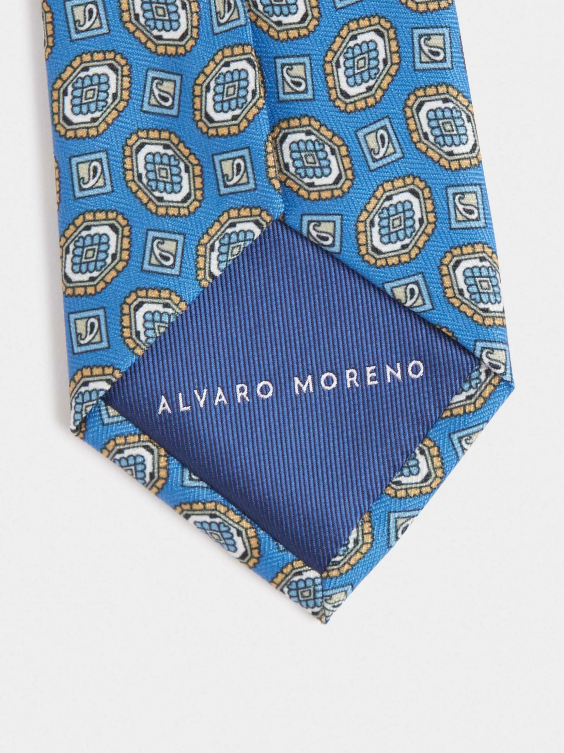 Cravatta Elegante con Stampa Artistica - Design Esclusivo Alvaro Moreno per Stile Unico da Uomo - Moda Contemporanea