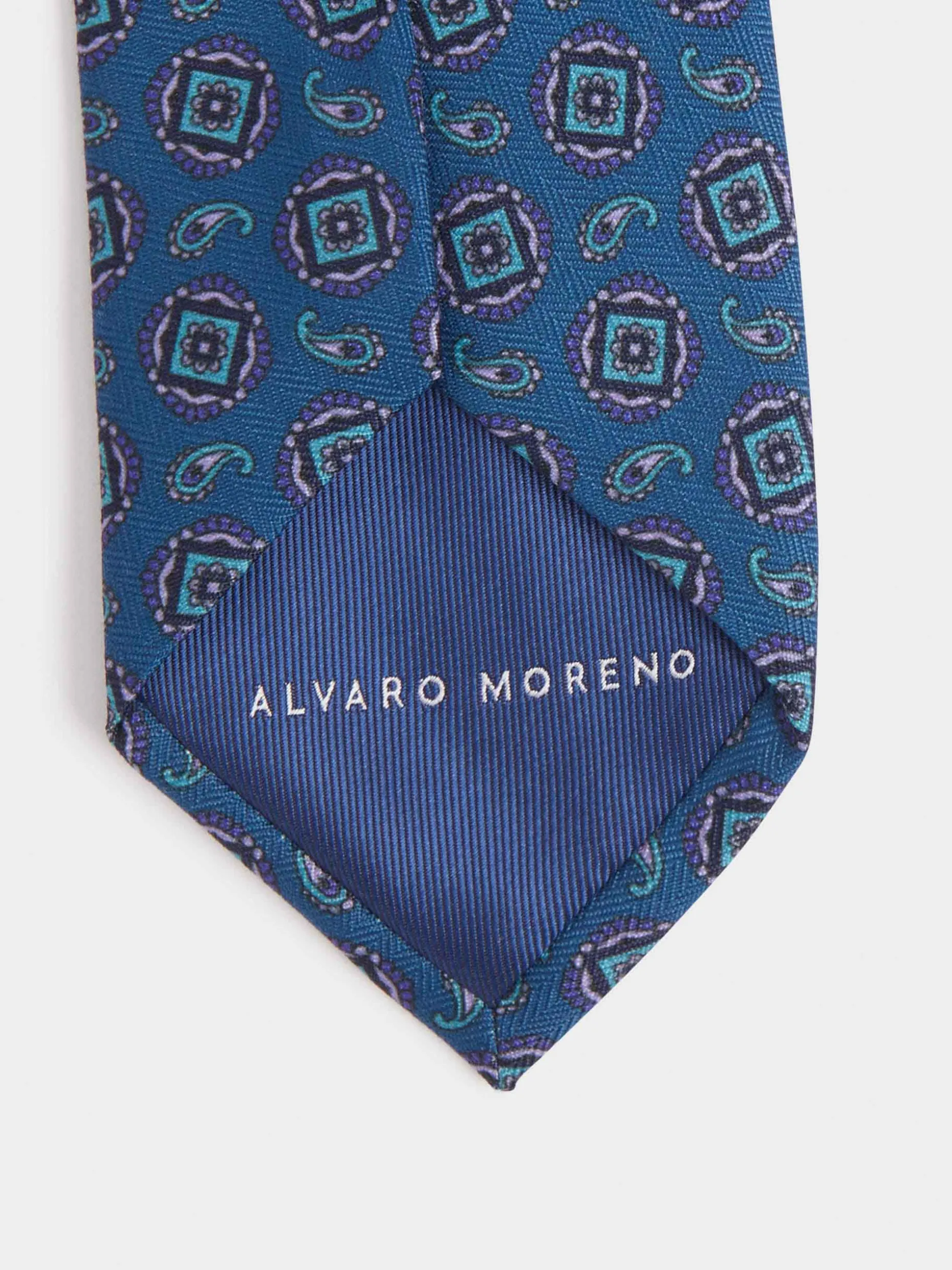 Cravatta Uomo con Stampa Esclusiva - Design Moderno di Alvaro Moreno in Promozione