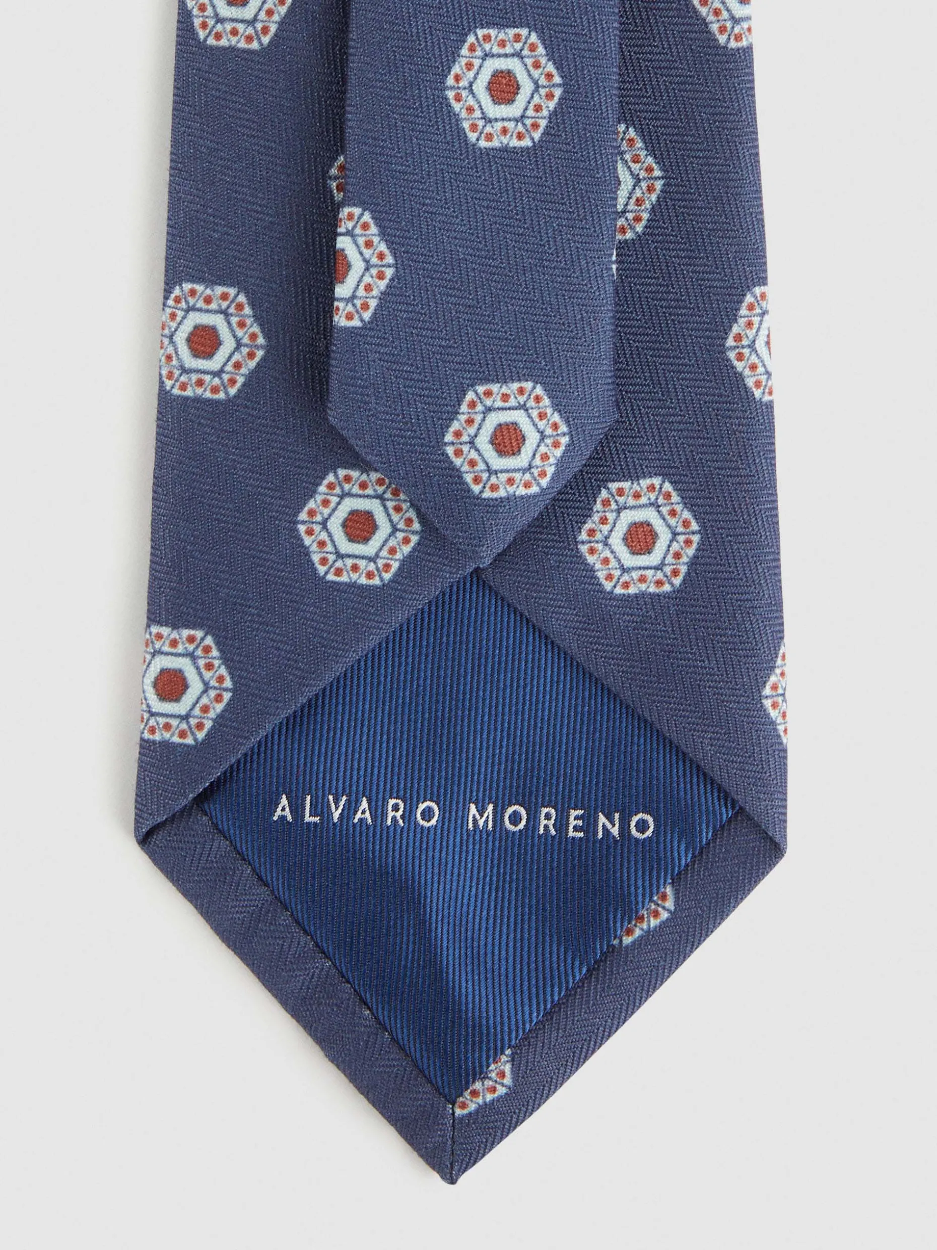 Cravatta Alvaro Moreno con Disegno Esclusivo - Ultimi Pezzi in Promozione Straordinaria!