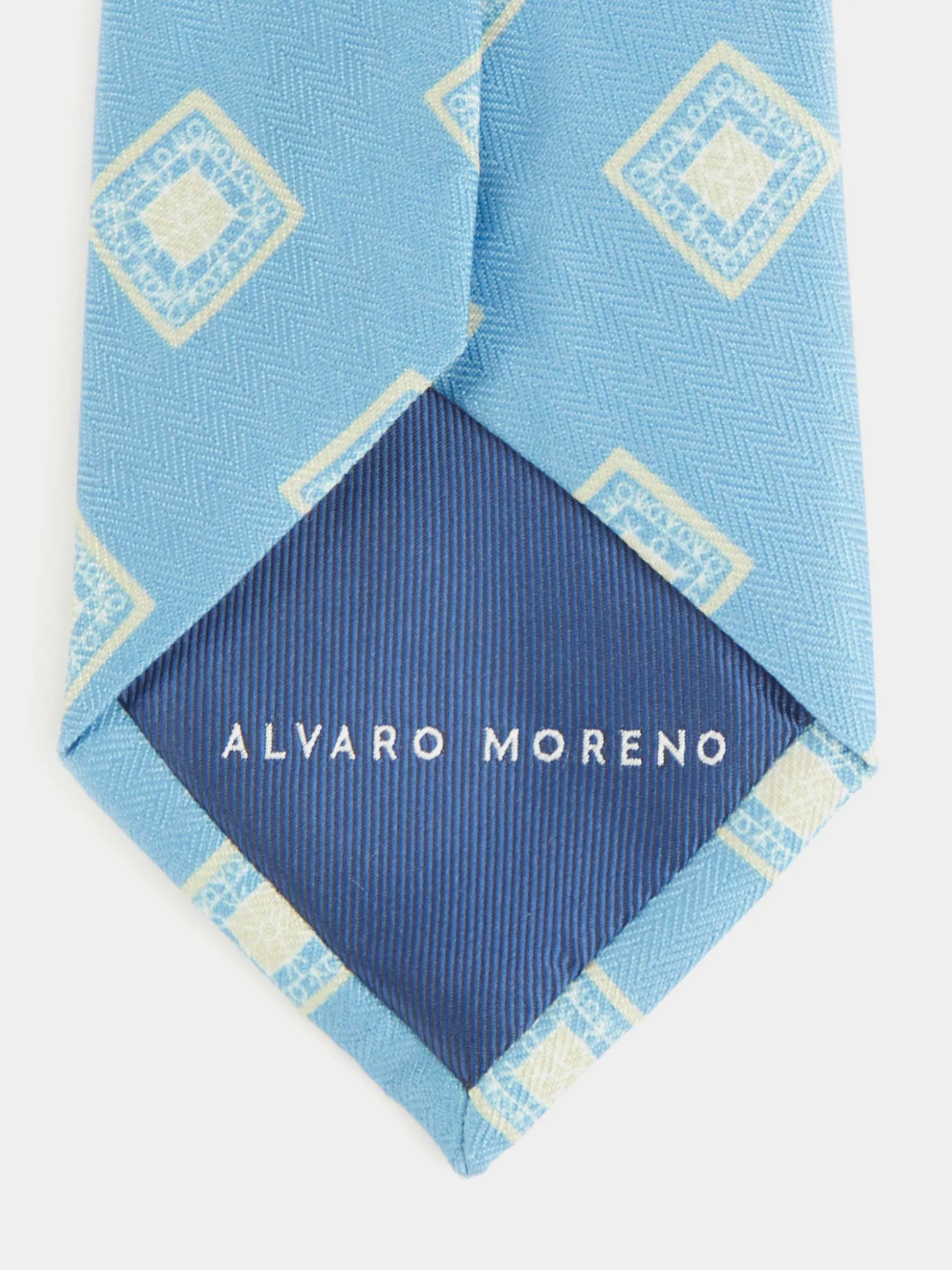 Cravatta Elegante in Seta con Stampa Esclusiva | Design Moderno di Álvaro Moreno