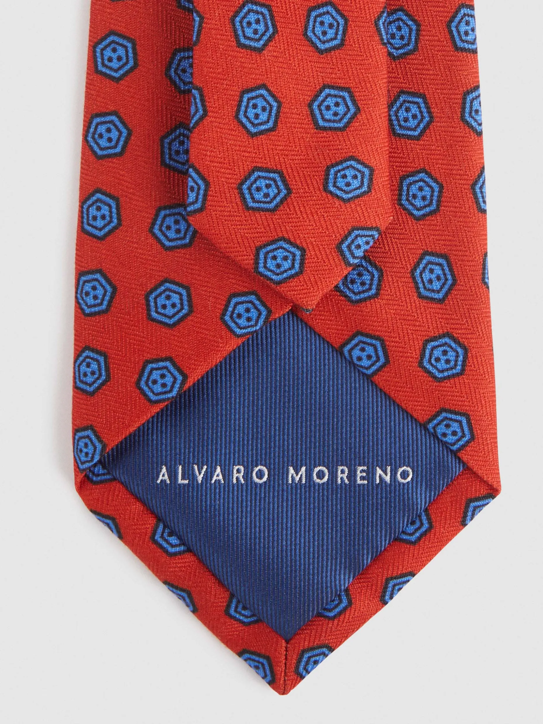 Cravatta Elegante con Design Stampato - Collezione Primavera di Alvaro Moreno