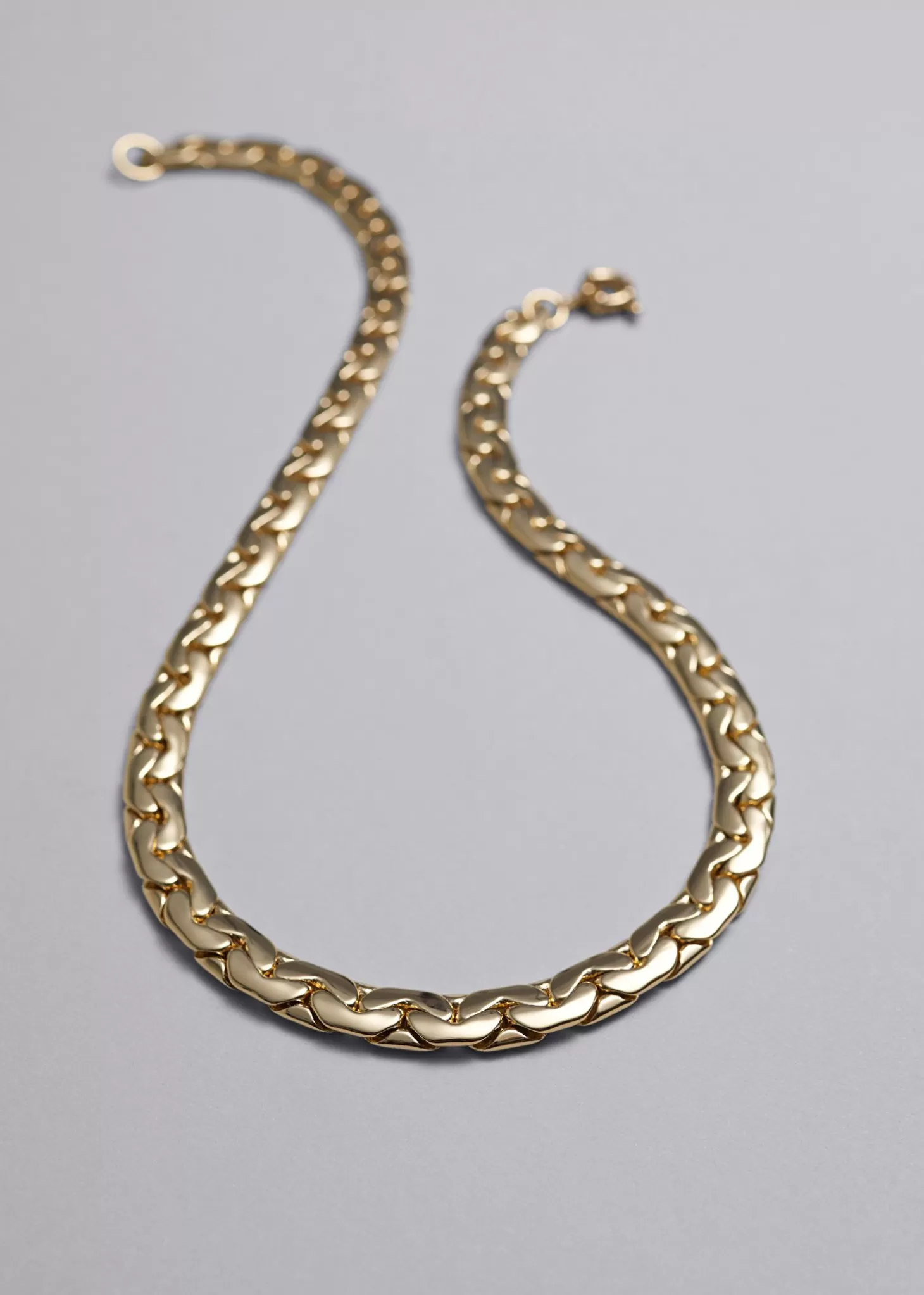 Other Stories Collana in Oro con Catena Curb - Offerta Speciale