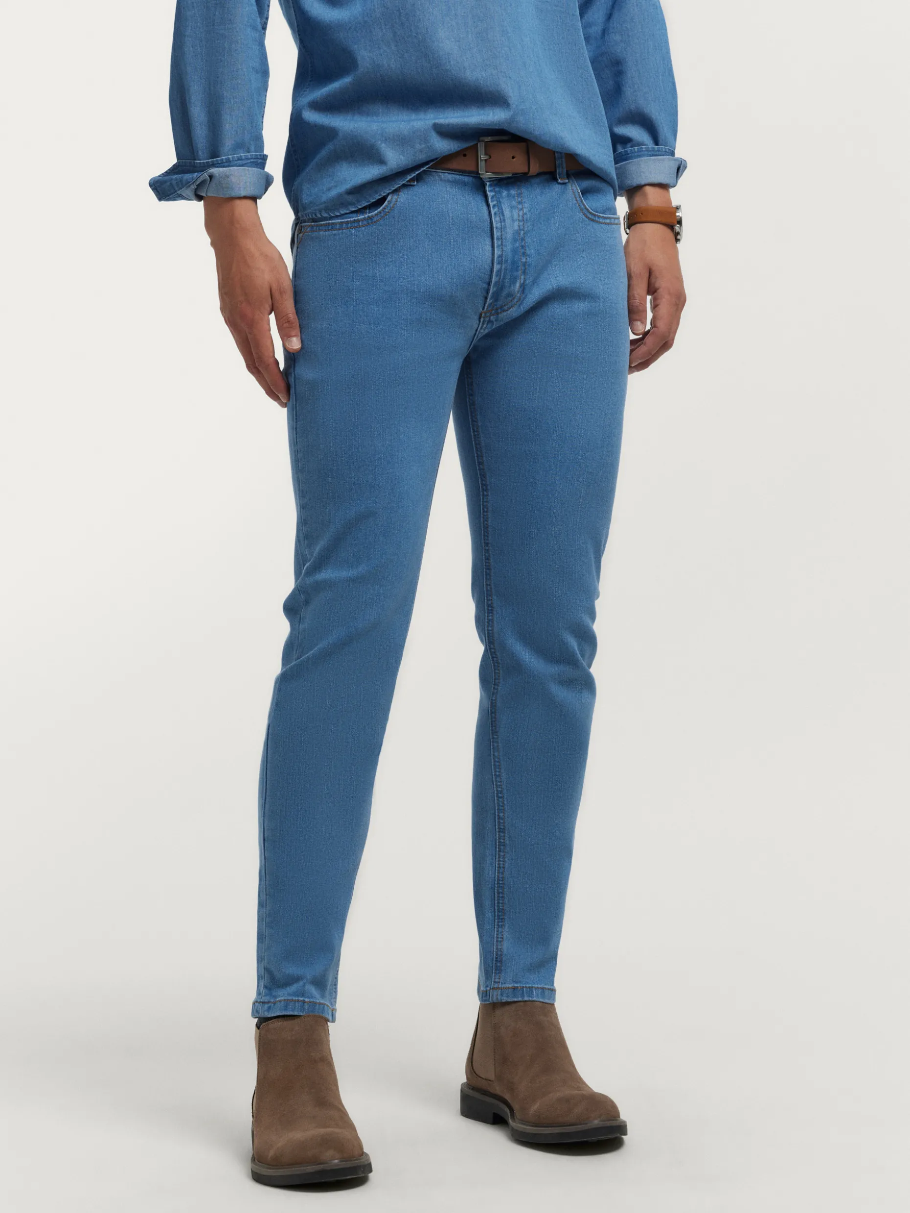 Jeans Classico Pantaloni a Taglio Universale - Collezione Moda Alvaro Moreno