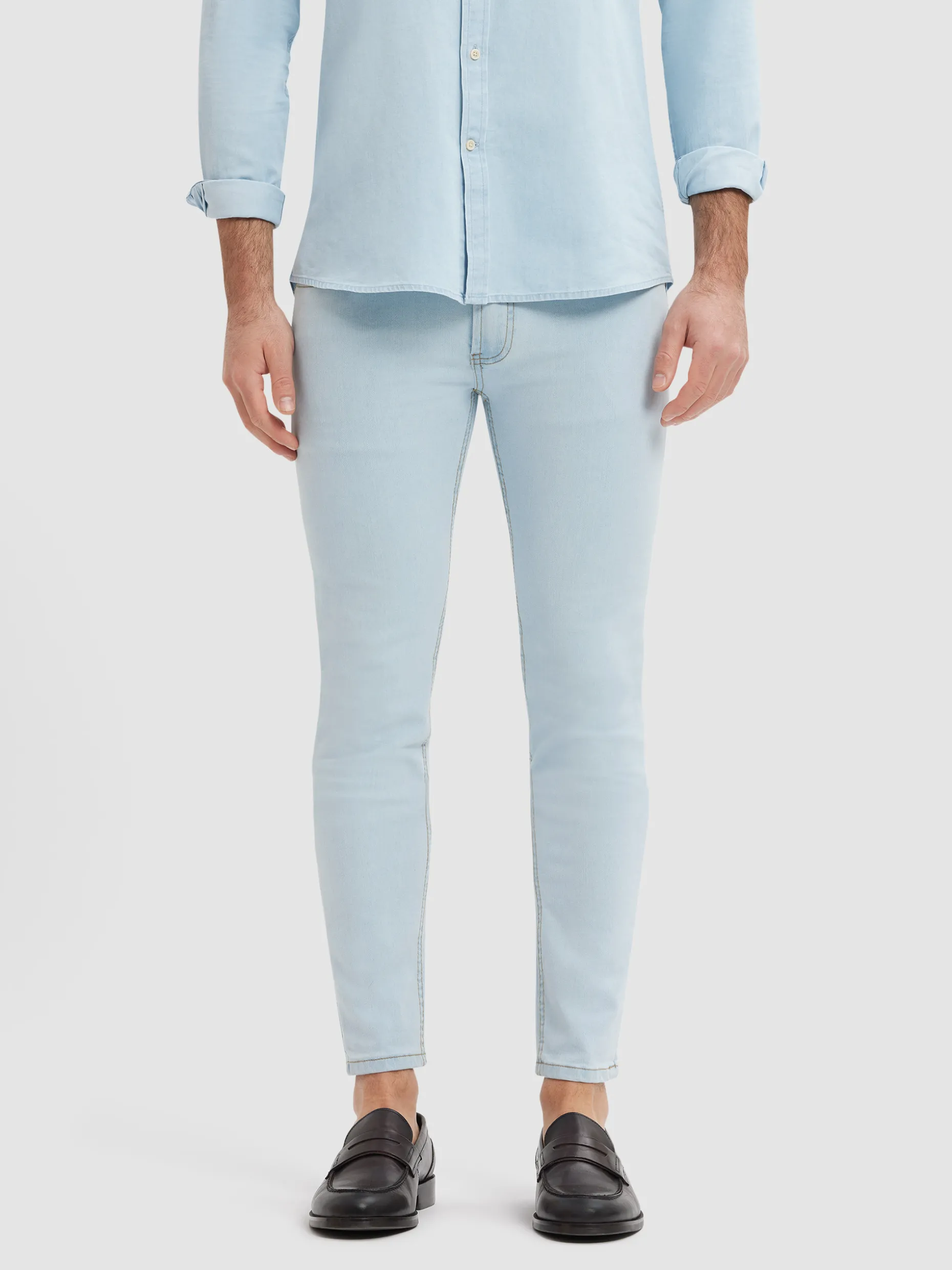 Jeans Slim Ultra Elastici Alvaro Moreno - Taglio Avvolgente in Denim Premium, Disponibili in Outlet con Sconto Esclusivo (Blu Classico, Spedizione Gratis)