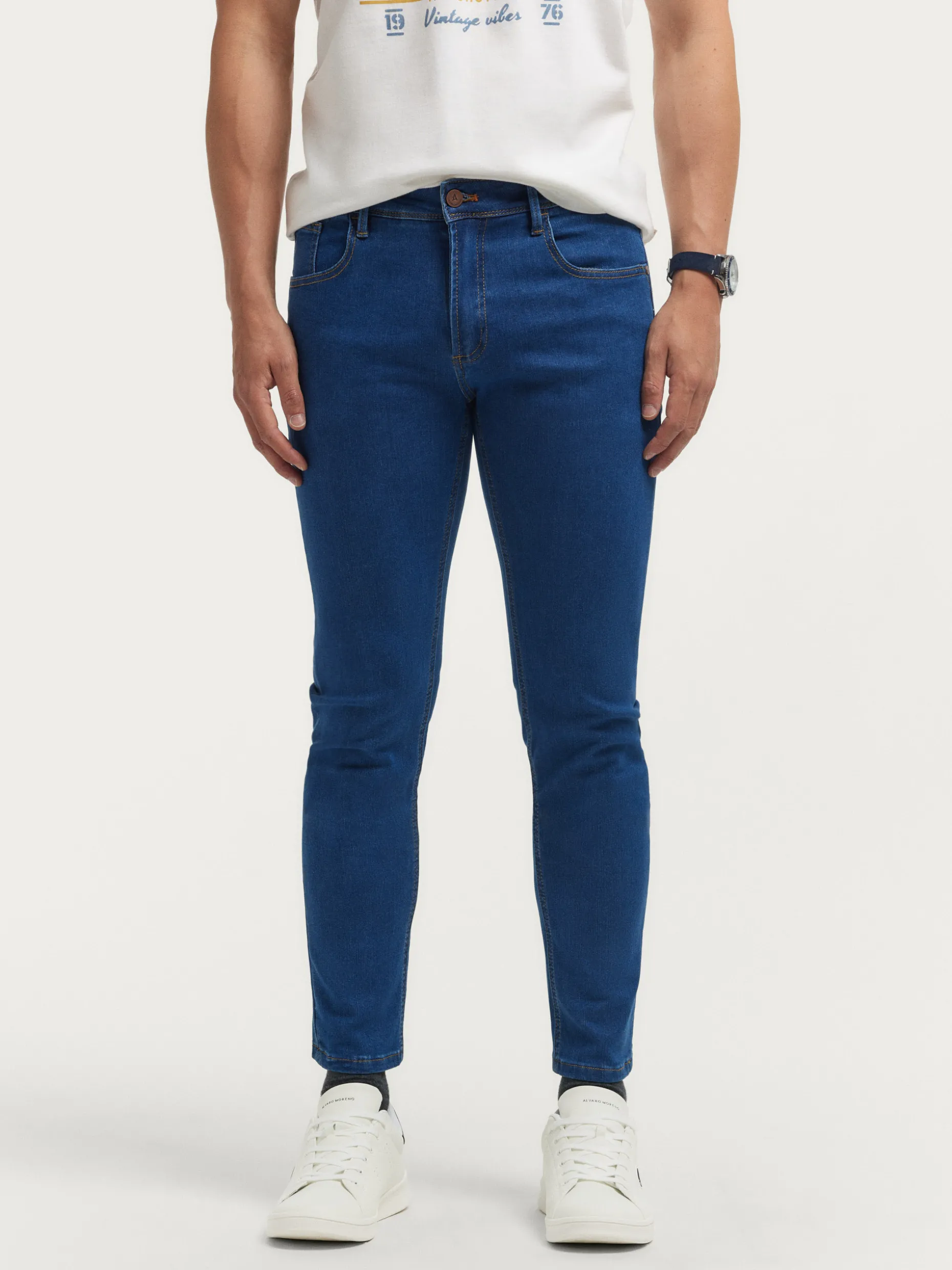 Jeans Uomo Taglio Slim - Essential Confezione Premium by Alvaro Moreno Fashion