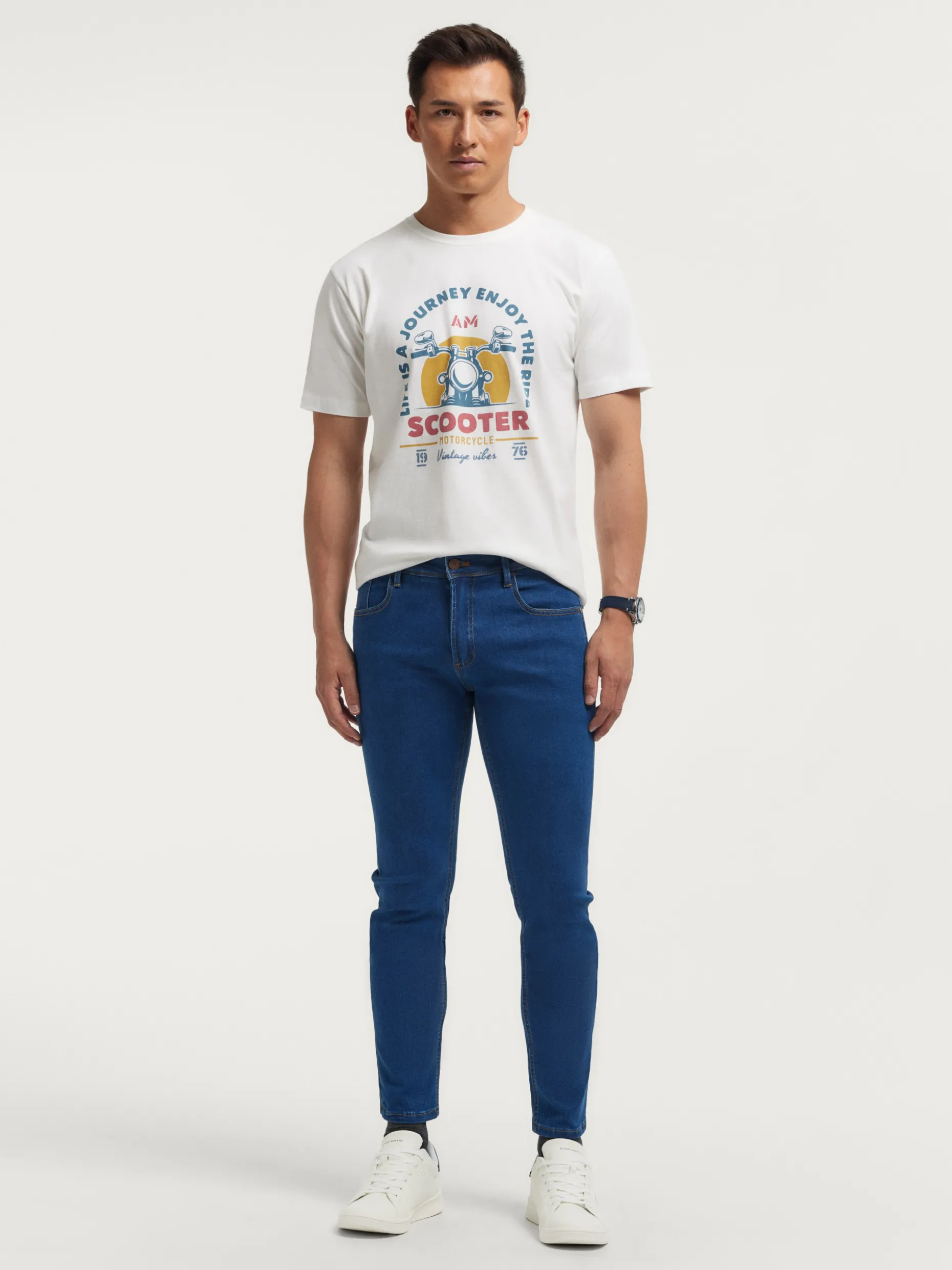 Jeans Uomo Taglio Slim - Essential Confezione Premium by Alvaro Moreno Fashion