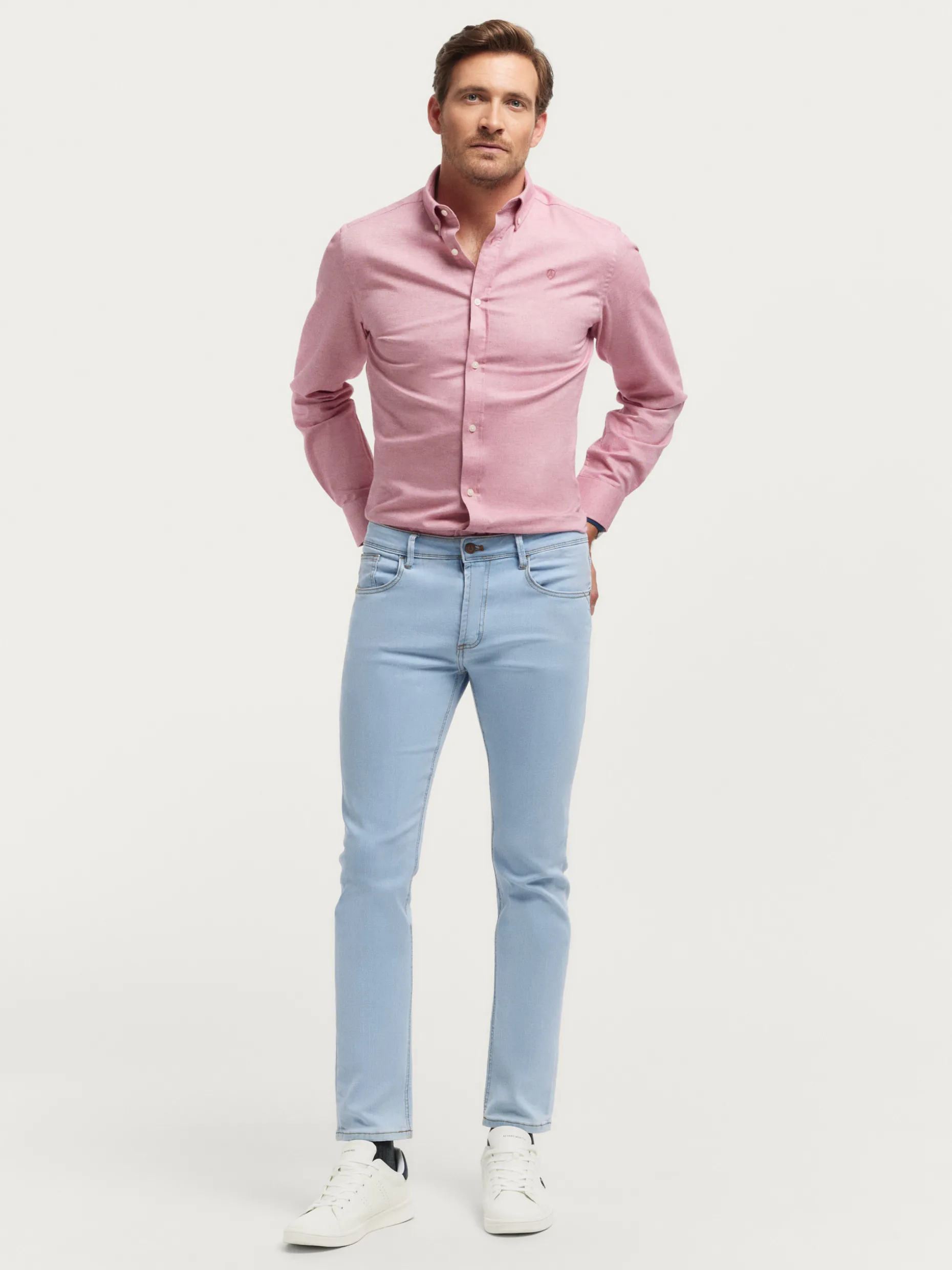 Alvaro Moreno Jeans Slim Uomo - Modello Base Confezione Classica Design Minimalista
