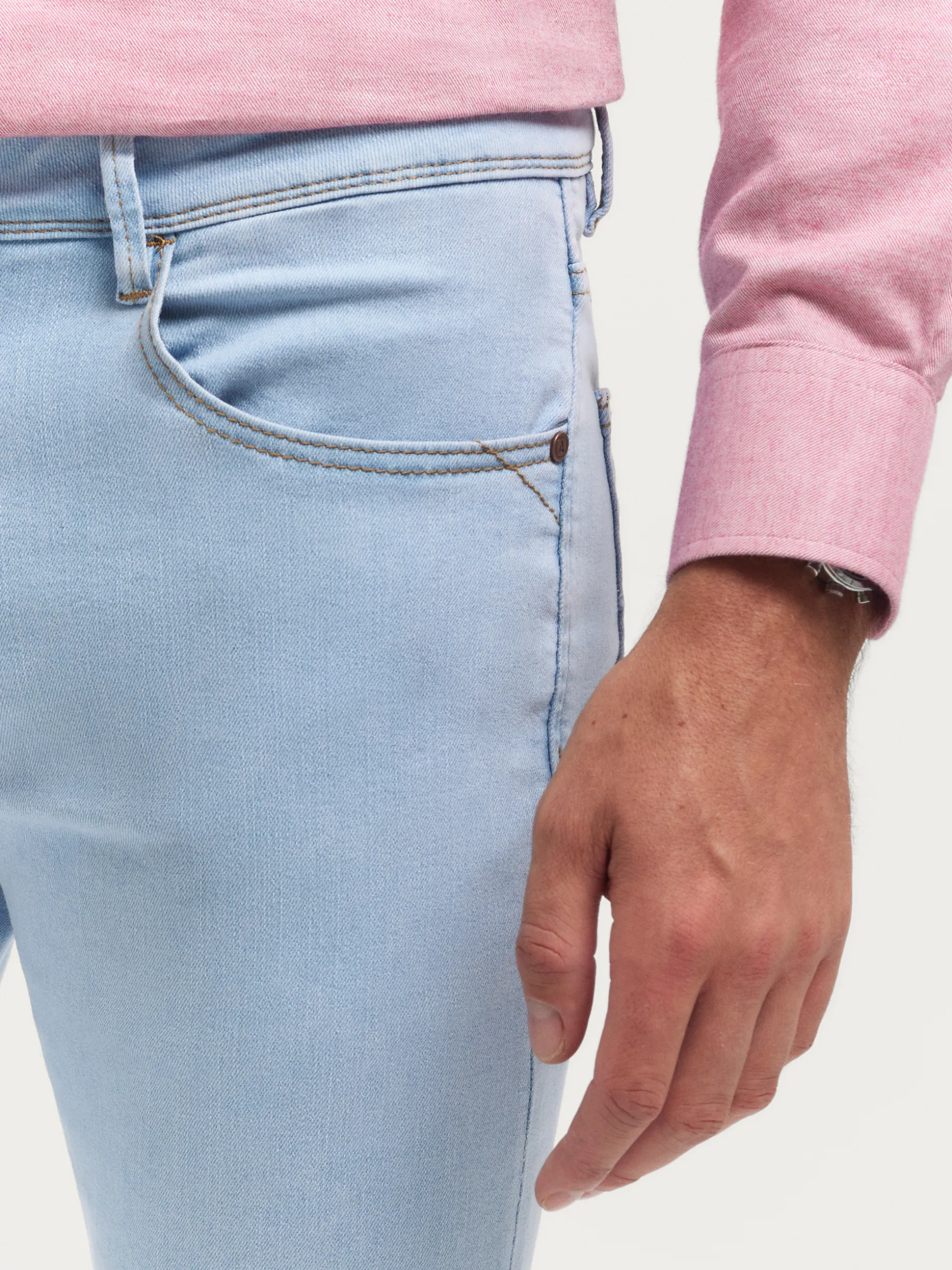 Alvaro Moreno Jeans Slim Uomo - Modello Base Confezione Classica Design Minimalista