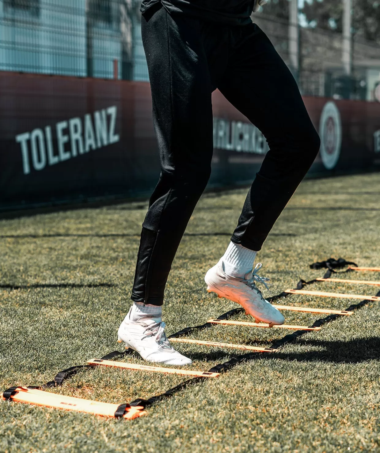 Scala Agilità T1TAN Pro - Attrezzo Multifunzione per Allenamento Reattivo e Coordinazione Motoria (Attrezzatura Fitness Casa/Palestra)