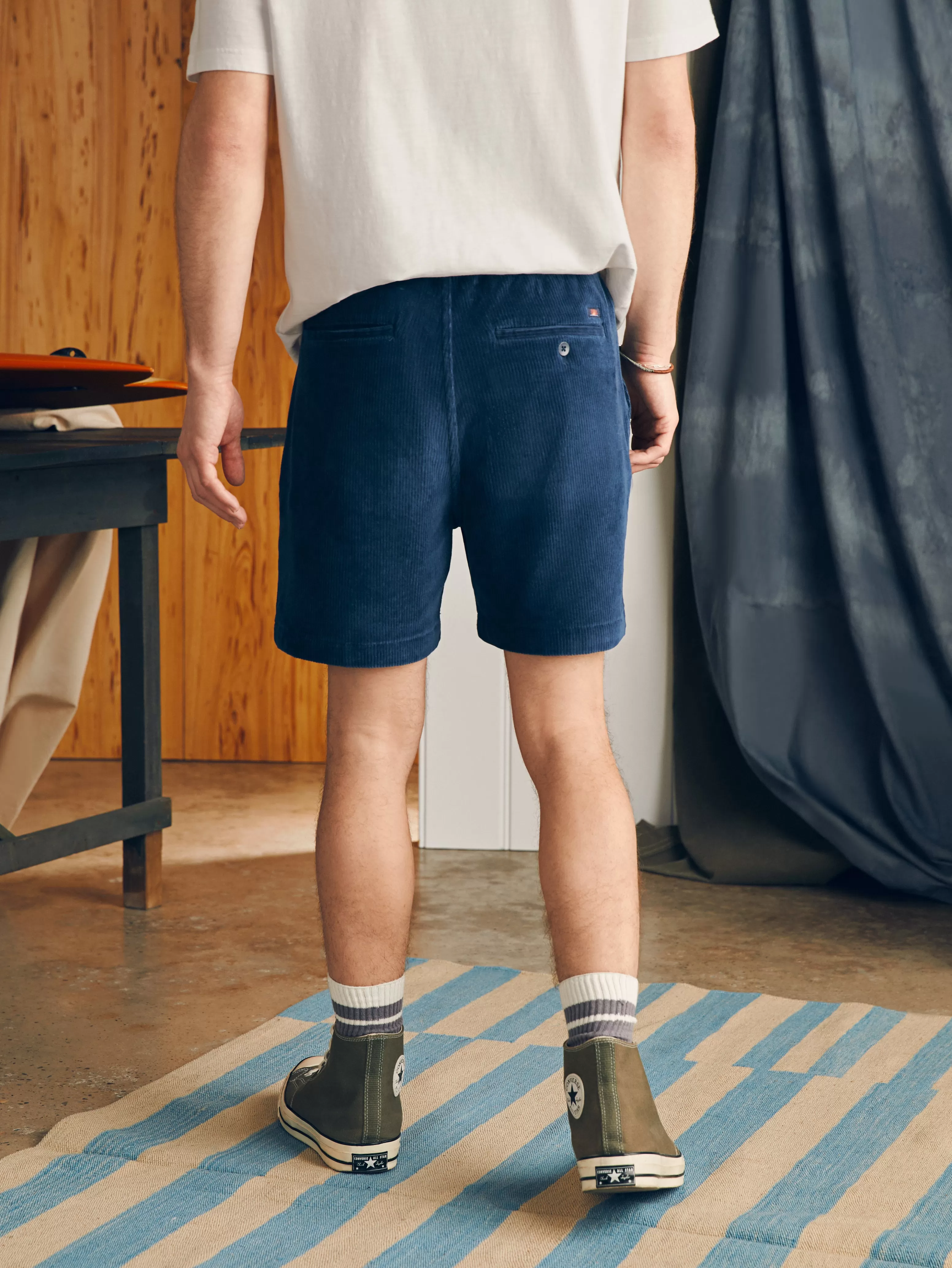 Faherty Short Classico Italiano in Maglia Morbida con Vita Interna 15cm - Nuova Collezione Estate 2024