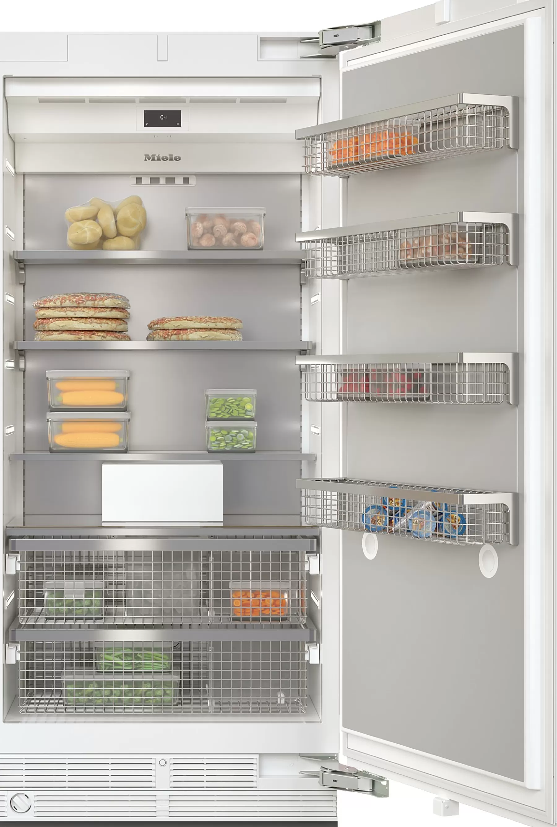 Frigorifero Miele Mastercool con Congelatore Integrato - Modello F 2902 Vi, Classe energetica A+++ | Design Compatto per Cucine Moderne