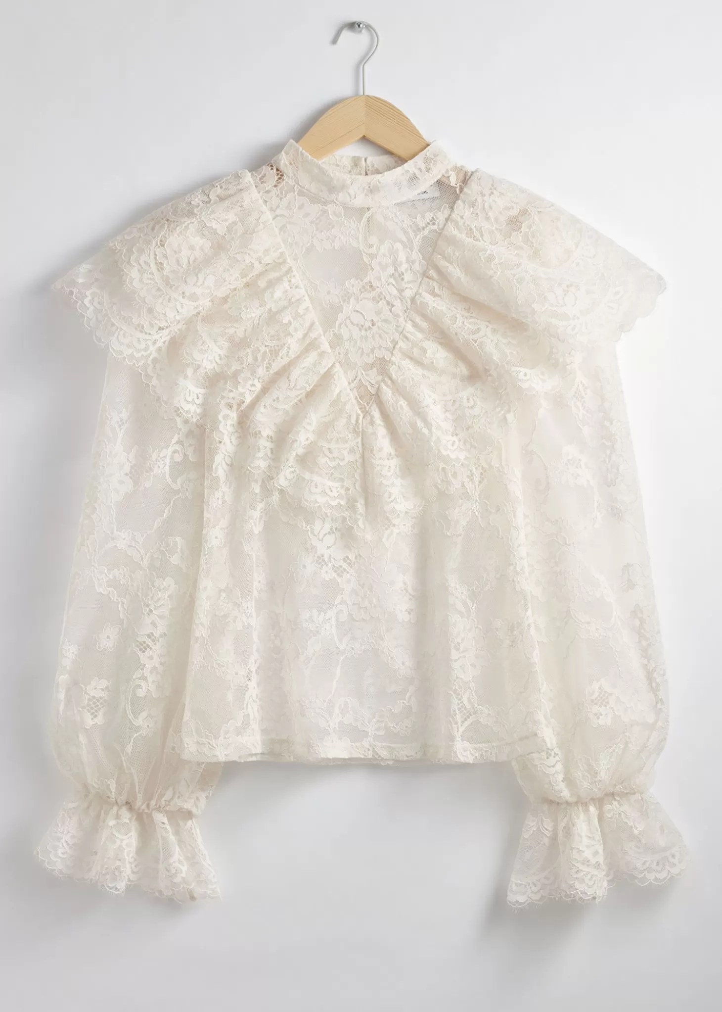 Other Stories Camicia Bianca Leggera - Modello Flaesede Dal Taglio Femminile, Casual Chic Per Tutte Le Stagioni, Eleganza Senza Tempo Con Tocco Moderno E Comodità Quotidiana