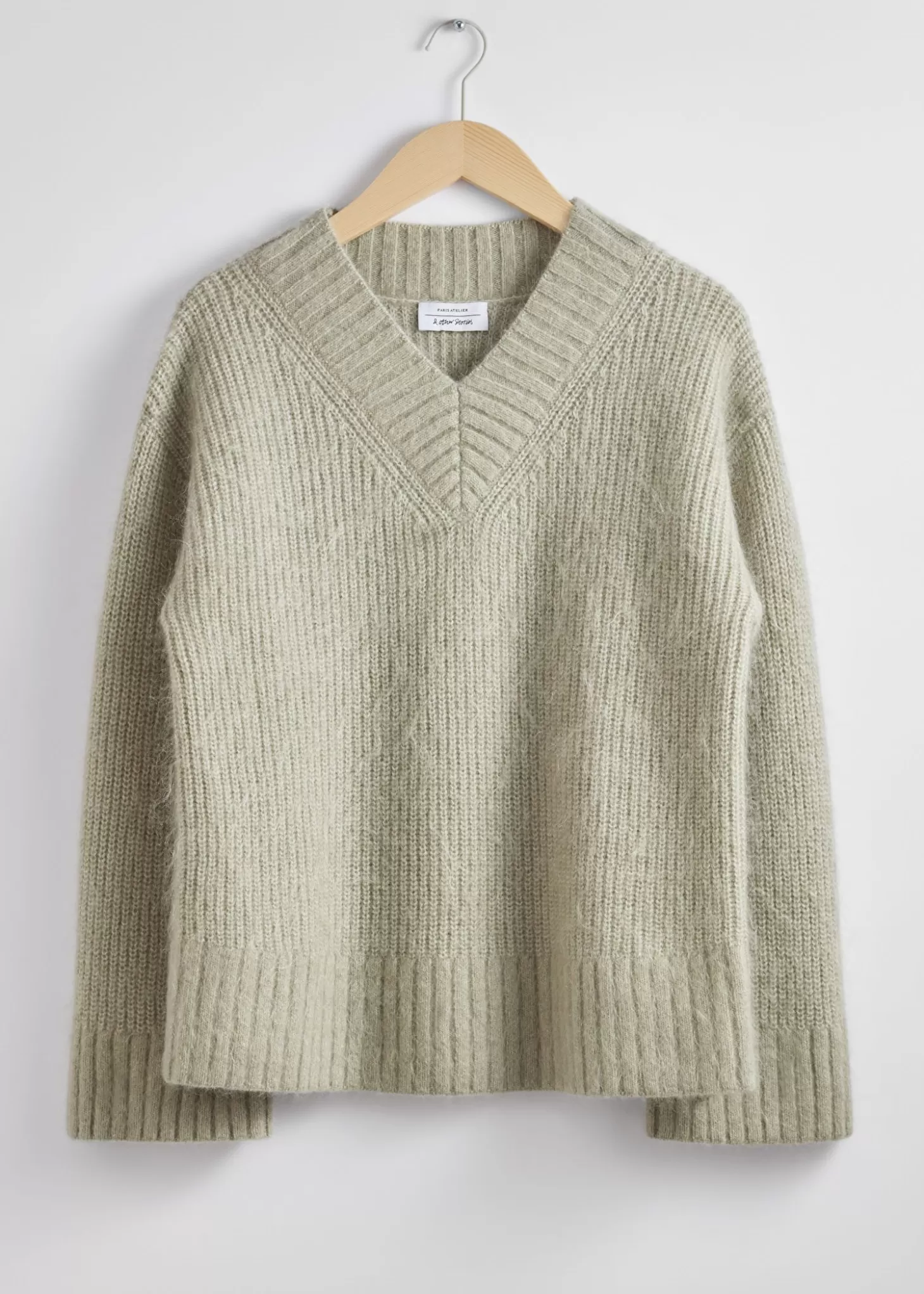 Maglione Confortevole & Other Stories in Tessuto Morbido - Colore Cachi per Autunno 2023