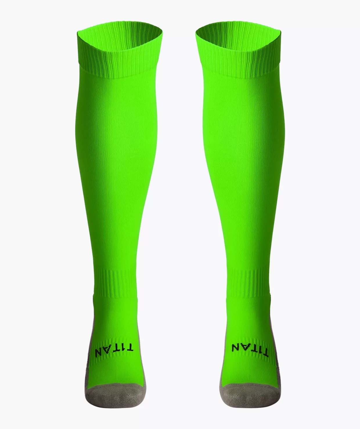 Calzini Sportivi T1TAN per Calcio - Verde Chiaro, Traspiranti e Confortevoli