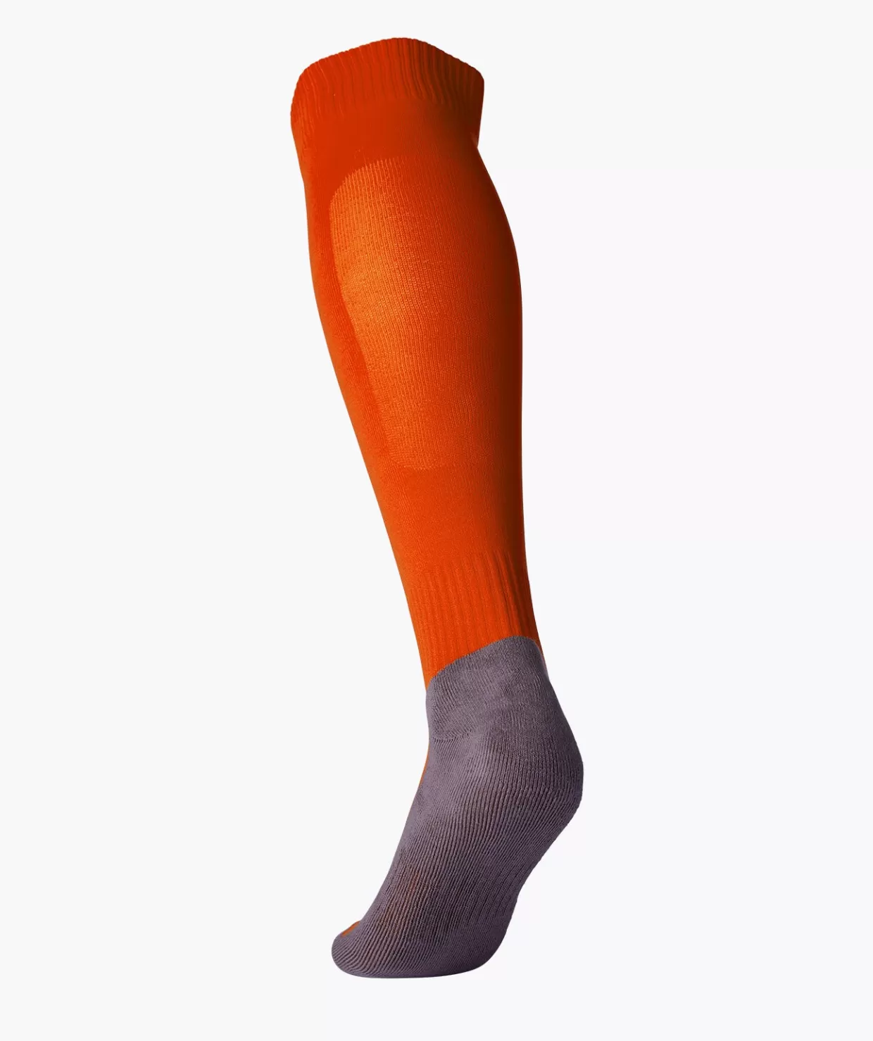Calze Sportive ad Alta Prestazione T1TAN per Calciatori - Design Ergonomico e Confortevole in Tinta Arancione Brillante